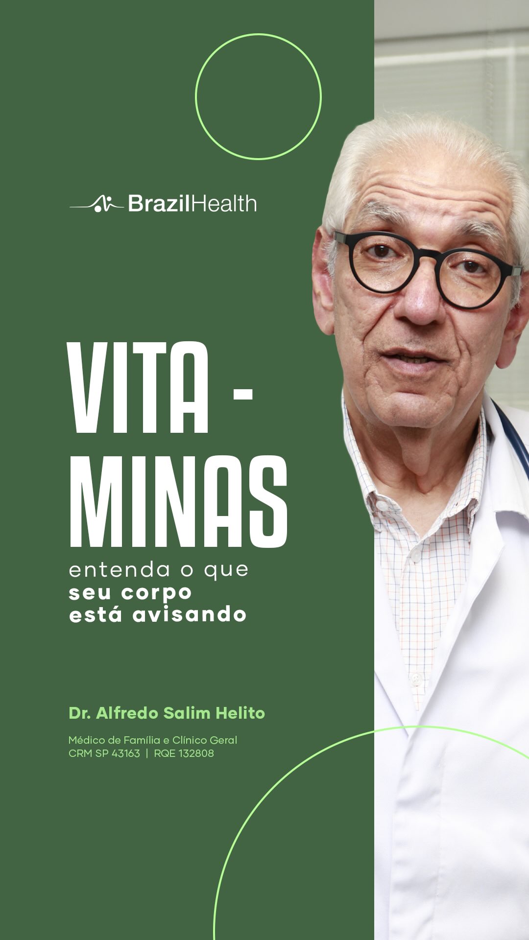 O consumo de suplementos vitamínicos virou rotina para muita gente, mas será que esse hábito faz sentido para todo o mundo?
Neste vídeo, o Dr. Alfredo Salim Helito esclarece um dos maiores mitos sobre a suplementação. Ele explica o que realmente acontece no organismo quando pessoas saudáveis decidem consumir vitaminas sem ter uma deficiência diagnosticada por um médico.
Mais do que não trazer os benefícios esperados, o excesso de algumas substâncias pode causar um efeito totalmente contrário e prejudicar a sua saúde.
Assista à explicação completa para entender quem realmente necessita de reposição e descubra se você está ajudando ou atrapalhando o seu corpo.
Dr. Alfredo Salim Helito
Clínica Médica e Medicina de Família
CRM/SP 43163 | RQE 132808
#ClinicaMedica #Saude #Vitaminas #Suplementacao #Prevencao DrSalim BemEstar Nutricao