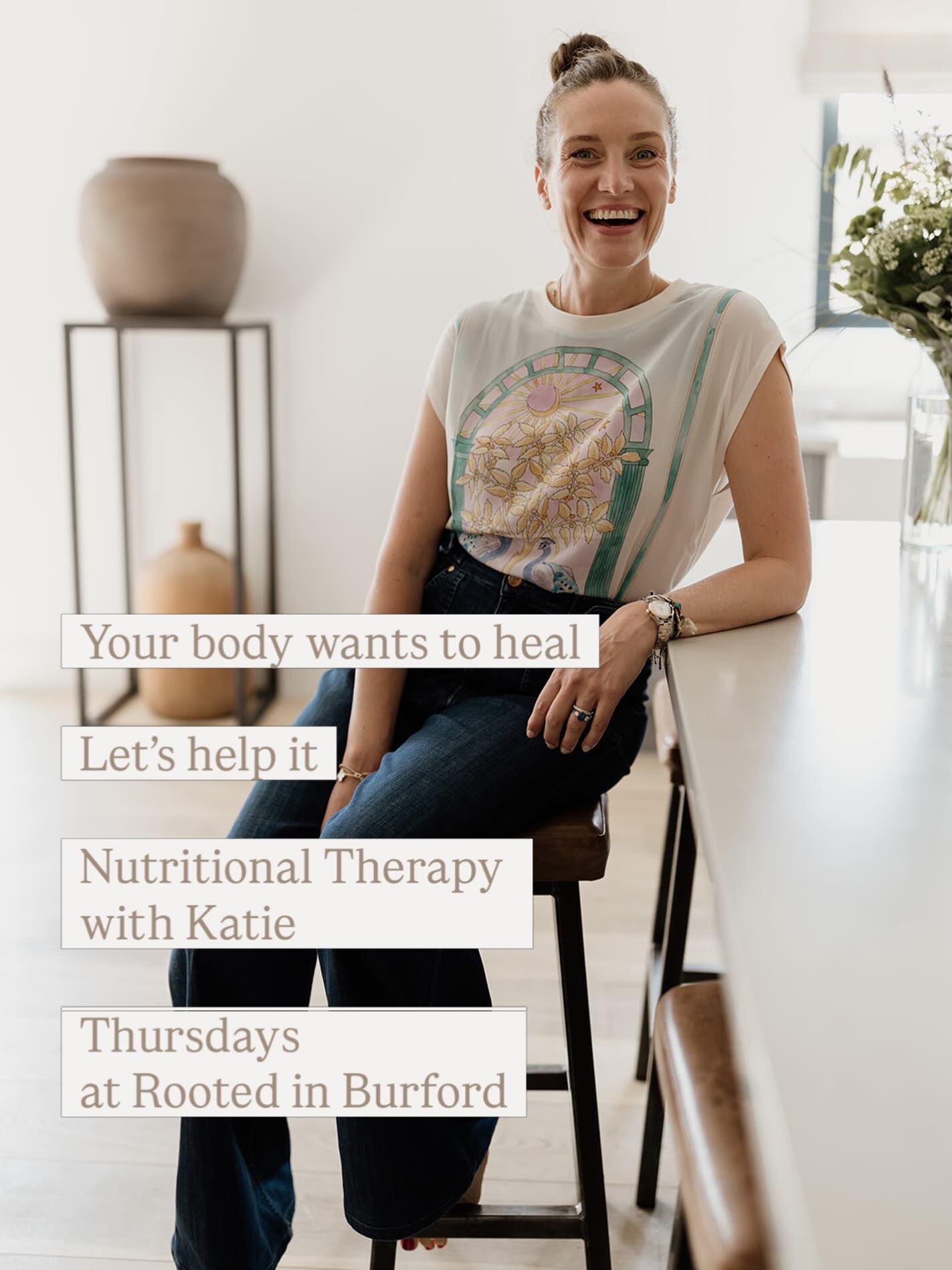 Sometimes the body just needs the right support to find its way back to balance.
I’m Katie, a nutritional therapist with a functional medicine approach, working with women who are dealing with gut issues, autoimmunity, chronic illness, anxiety, or simply feeling like something is off and they can’t quite put their finger on it.
My approach goes beyond food. We look at the whole picture, nutrition, lifestyle, nervous system and environment to help you feel genuinely well from the inside out.
I’m really excited to be offering in-person one-to-one nutritional therapy consultations on Thursdays @rootedinburford . Book via the Rooted website or DM me with any questions. 🌿
#nutritionistcotswolds #cotswolds #wellbeingcotswolds #burford #wellnesscotswolds