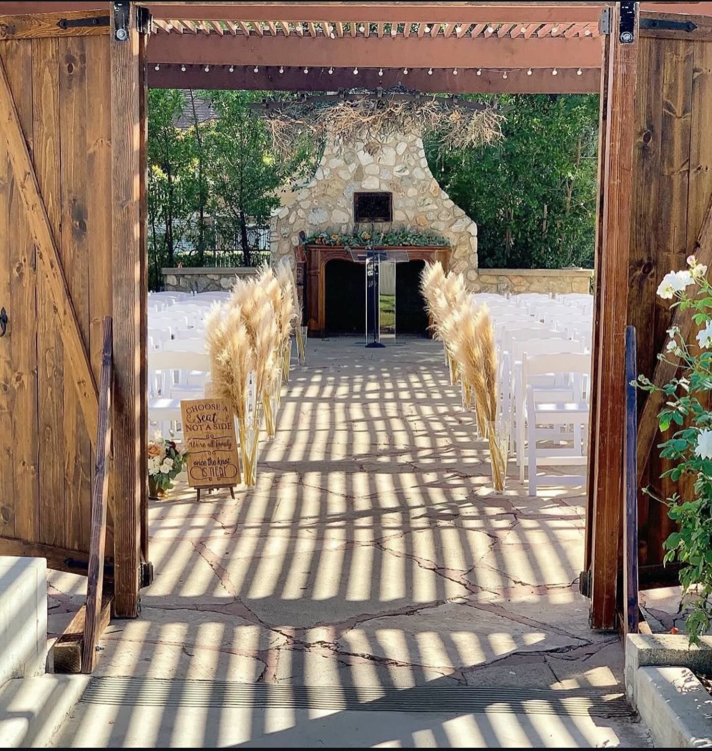 ✨Ceremony views at La Villa Bella✨