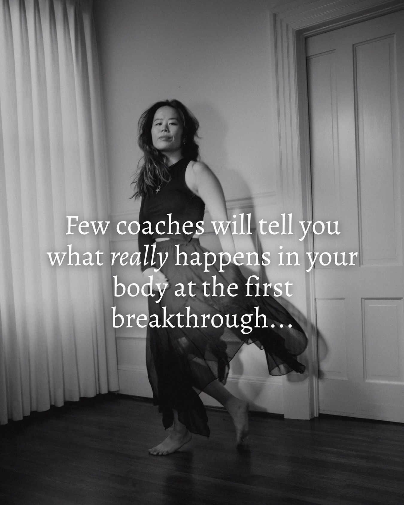 There’s the first turning point in your journey of “doing the work.”
Your mind quiets and heart turns on again. You can take a huge deep breath again. Maybe there’s newfound clarity that washes through you. A divine revelation hits deep. You see the matrix you’ve been playing. A wave of confidence and power rises through you.
“Wow,” you say, “I get it. I’ve come home.”
The first big breakthrough.
It’s a first taste of homecoming. It’s the most wonderful exhale in the world.
But then what most of us don’t like to address, is the reality of the HUMAN. That we are built to attach. Our bodies are wired for it. Our minds make it complicated.
There is nervous system pattern at this threshold that plays out 2 ways:
Either you’ll notice this shaky current underneath; old fears, memories and stories pop up. It’ll kinda feel like you’re tugging back and forth, trying to convince yourself. Because you’re pulling the bed out from under your inner child, and the little self is scared.
Or this happens: you attach onto this identity of “New”. You get a taste of the fruits of your “labor”, of the inner work you’ve done, and your ego says - you’ve DONE IT. Reward. Achievement. Rush of dopamine. Ego takes over.
Either way, you can see that this isn’t real homecoming. Just yet.
This is where people get stuck.
If any part of you is still attaching, resisting to your process AS IT IS in this present moment - there is still a battle happening within.
Homecoming is not a destination.
It is your higher awareness of this natural process.
You are ALWAYS IN PROCESS. So is life. This is the Tao. Energy doesn’t end.
So what do you do?
Keep untangling, get honest, release resistance, release attachment. Breakthroughs are not meant to be chased.
There will be moments in this life time and time again where you’ll feel and say, “Wow - I’ve made it. This is it. I’m home.”
And you’ll also see, with time, that the floor continues to move.
Home gets bigger and bigger. You are remembering what it means to revolve like the Earth.
Understand this, and save yourself decades of fatigue and frustration 🧡