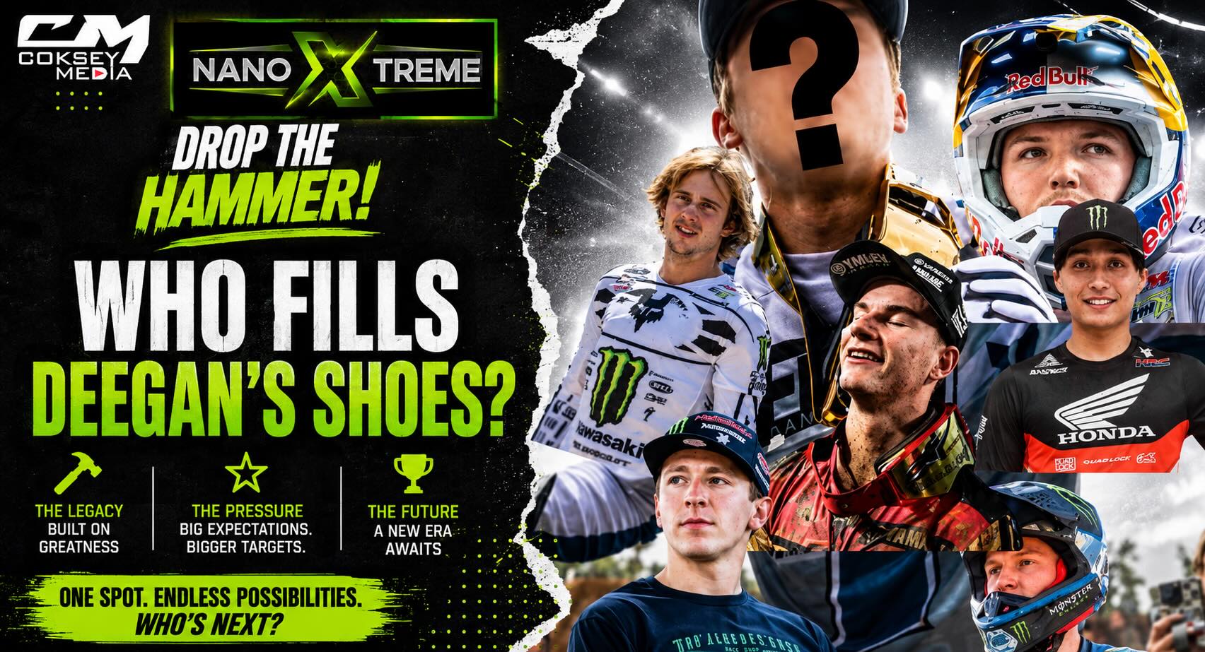 New video on YouTube, with Deegan out, who steps up?
