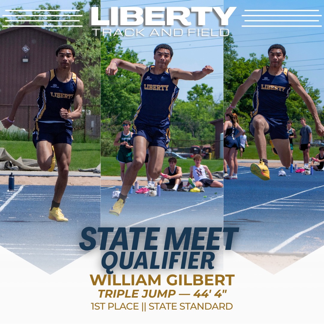 Punching a ticket to the 2026 MSHSL State-Meet!
———
LCA junior William Gilbert finishes as the 4A champion in the triple jump with a mark of 44-4, qualifying for the MSHSL State Meet for the second year in a row!
———
William returns tomorrow for the second day of sectionals, joining the 4x100m relay as they compete in the finals on the track, as well as to compete in the Men’s High Jump in the hopes of qualifying in a second individual event.