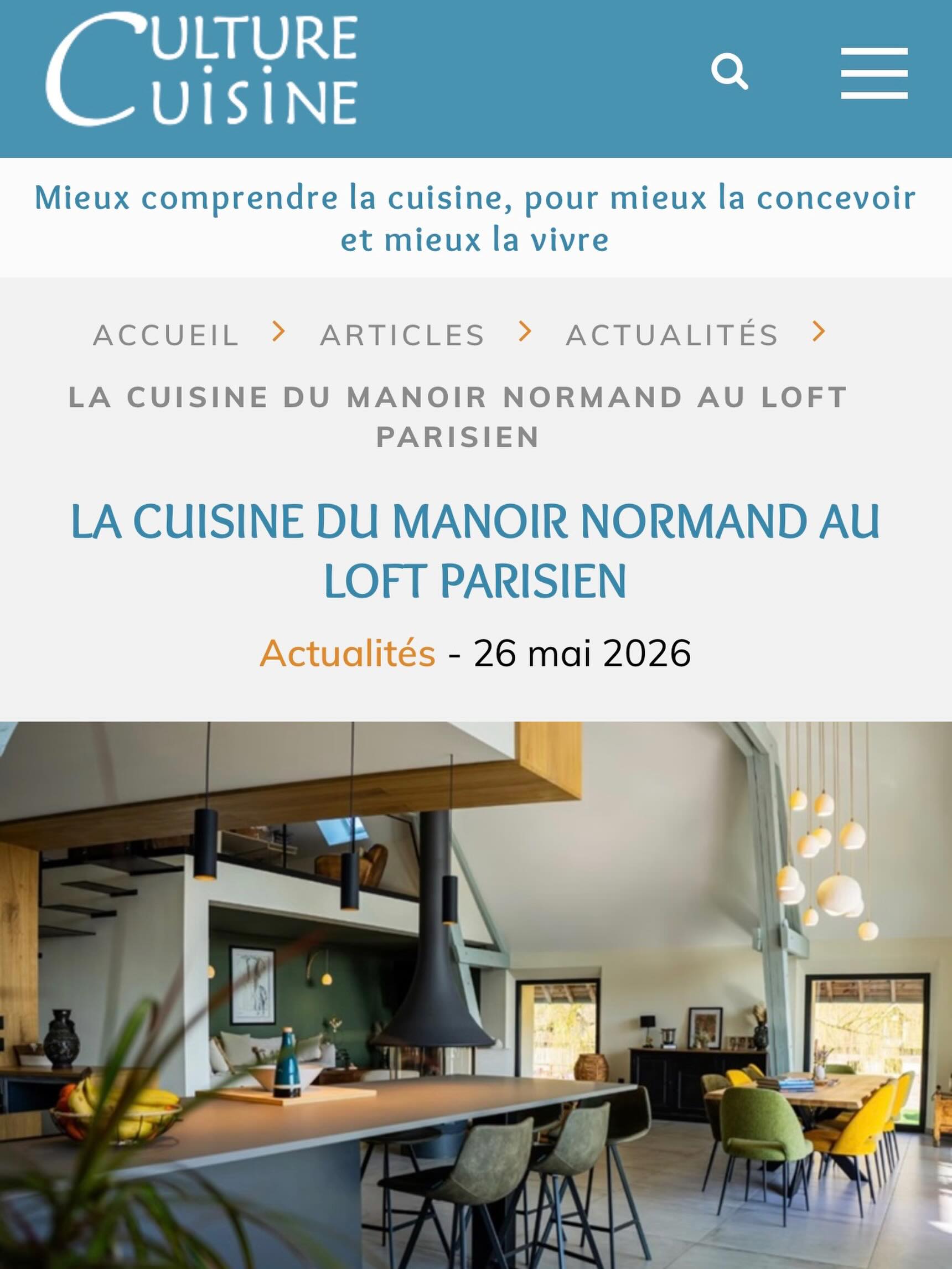 Le Studio est dans la presse… #CultureCuisine #CultureCuisineLeMag #DesignCuisine #CuisineSurMesure #ArchitectureInterieure StudioDesign CuisineContemporaine CuisineDeRêve InteriorDesign KitchenDesign ArtDeVivre DécorationIntérieure MadeInFrance DesignFrançais CuisineMinimaliste CuisineÉlégante InspirationCuisine LuxuryKitchen CréationSurMesure StudioCréatif TendancesDéco CuisineDesign MaisonEtDécoration DécorationMaison StyleContemporain DesignLifestyle LeMag CuisineHautDeGamme AmbianceCuisine CreativeStudio