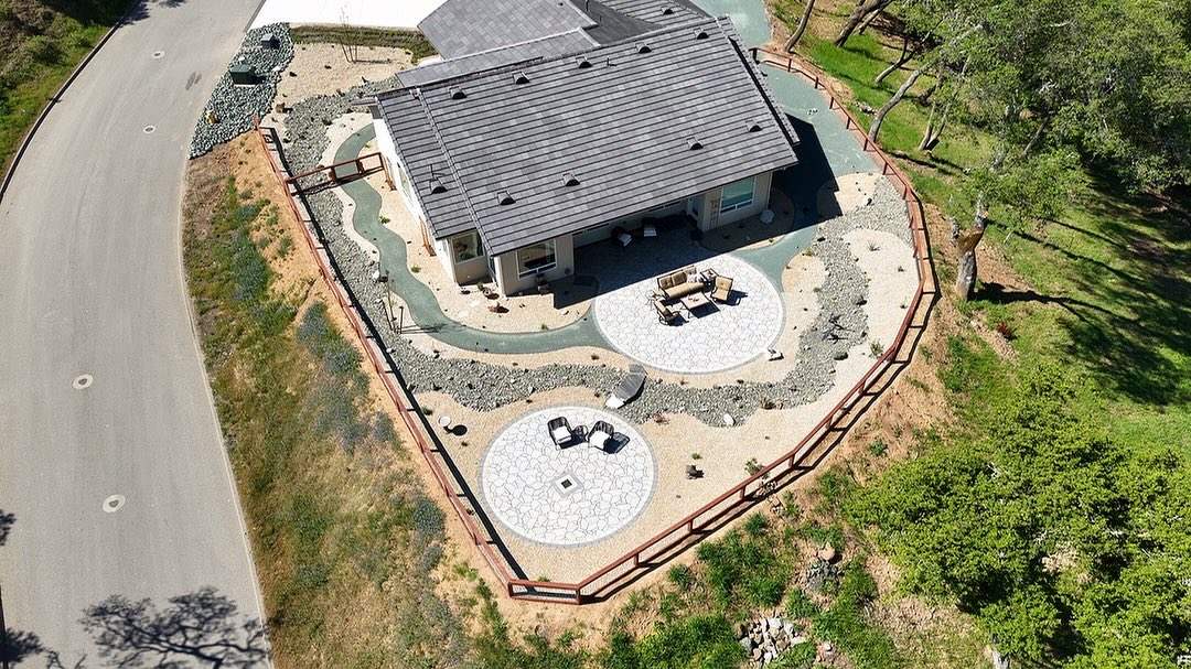Full front & back yard remodel in the gorgeous hills of Atascadero. We put our whole Hart into this one! #landscape #landscapedesignbuild #harttoheart #slolandscaping