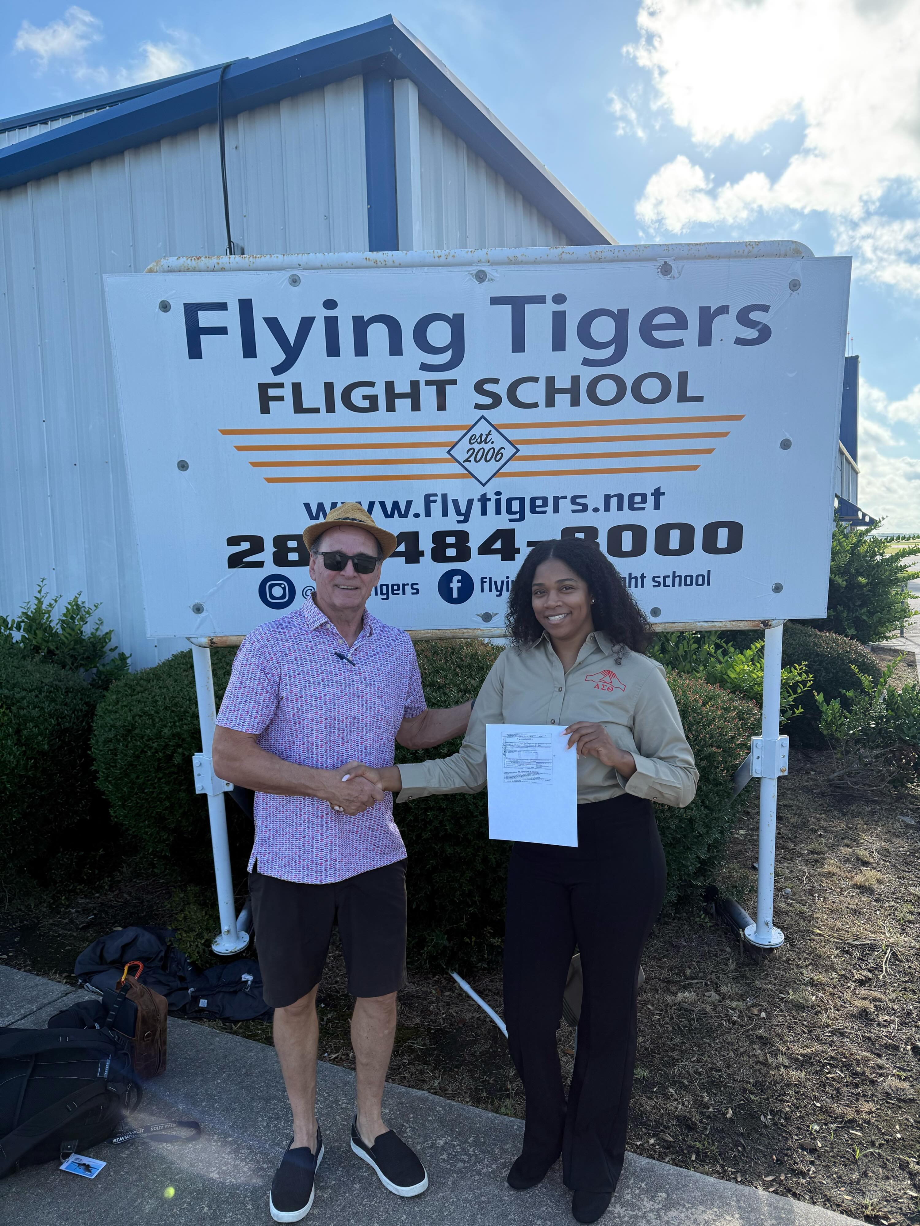 Congrats to Maya Whitlow on becoming a private pilot! Wishing you clear skies and tailwinds✈️