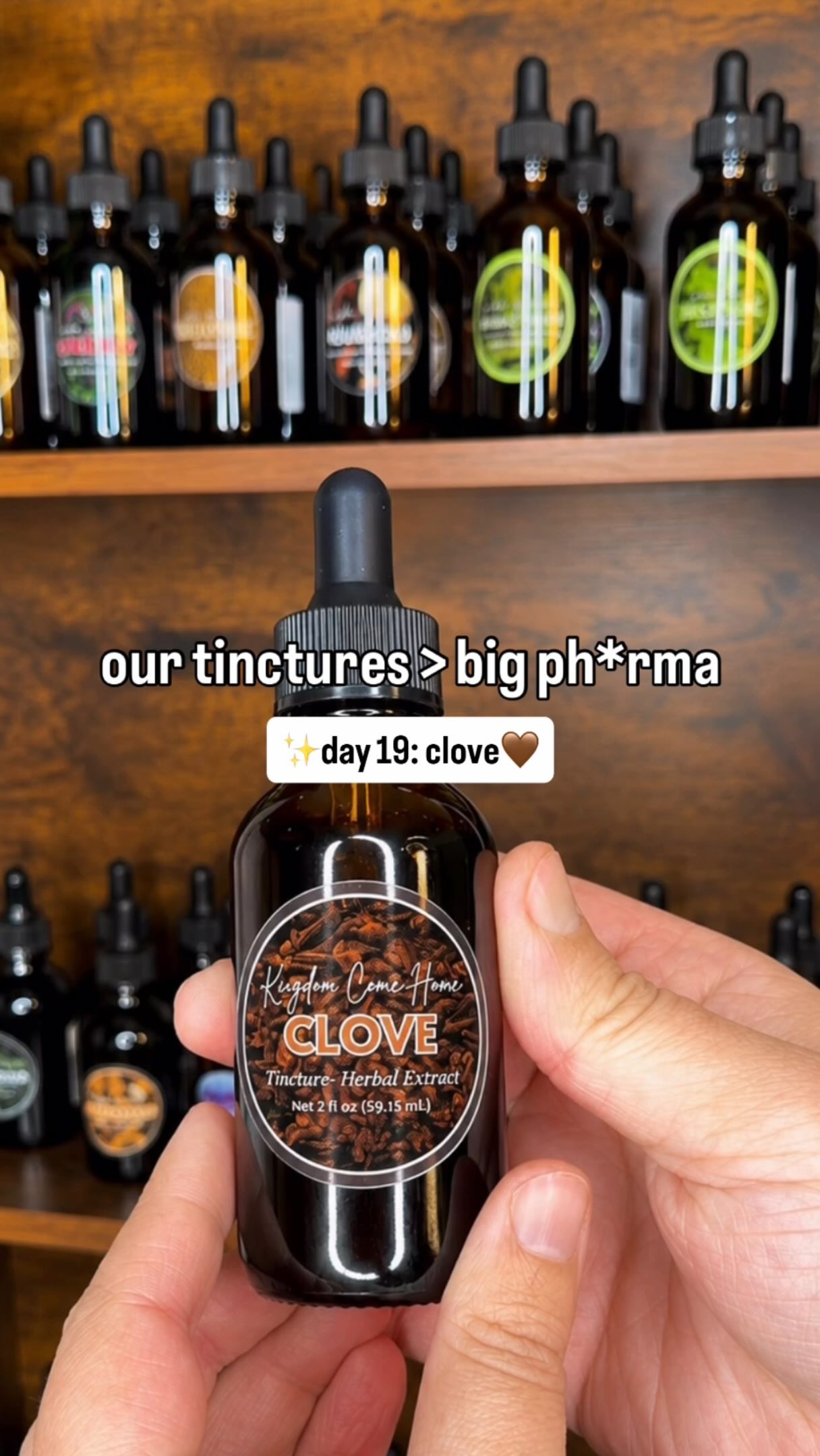DAY 19: Clove Tincture🤎
What It Is:
A powerful warming tincture traditionally used to support immunity, digestion, microbial balance, detoxification, respiratory wellness, and overall body resilience!
Who It’s For:
👉🏼Anyone constantly getting sick or run down
👉🏼Digestive discomfort, bloating, or stomach issues
👉🏼Seasonal immune support
👉🏼People wanting stronger detox + liver support
👉🏼Oral health or gum concerns
👉🏼Anyone focused on overall wellness + natural defense support
Why It’s a Must Have:
Clove is one of the most powerful traditional herbs for supporting the body’s natural defense systems!
It’s packed with antioxidant and plant compounds that help support immunity, digestion, microbial balance, detox pathways, and overall resilience.
🔗Comment “TINCTURE” below and we’ll send you the details!
—
#clove #herbaltincture #holisticwellness #naturalremedies #nontoxicliving