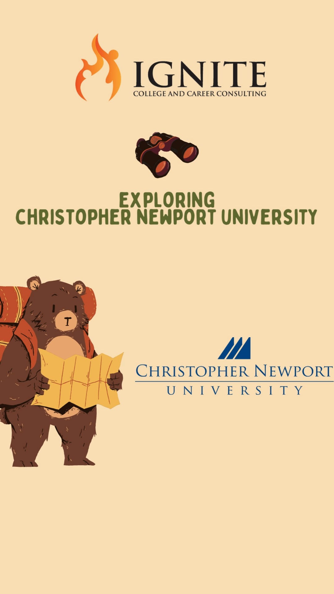 Our college tours continue with Maureen's visit to Christopher Newport University in Newport News, Virginia! @m.eyles