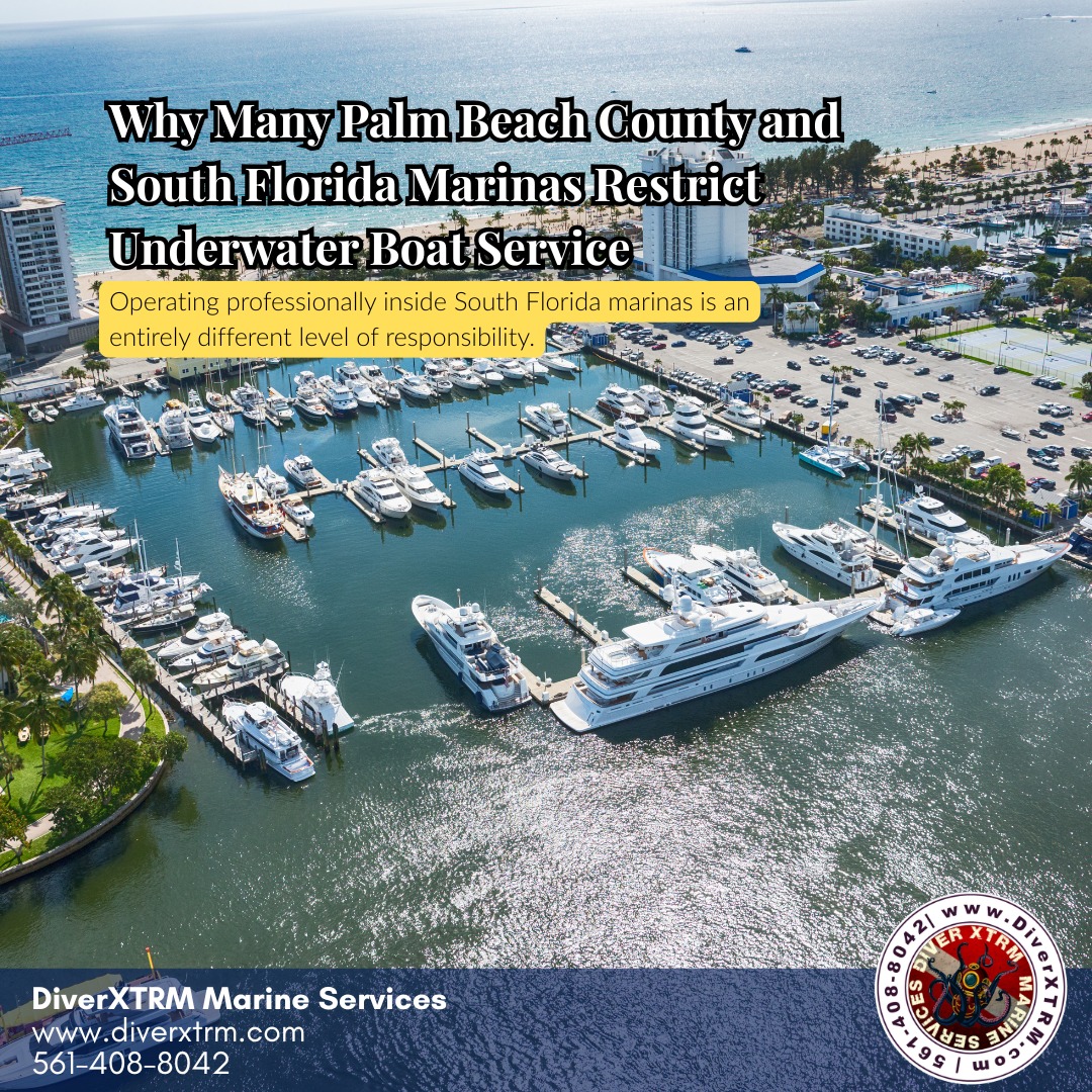 A lot of people see marina rules as unnecessary red tape.
Vendor approvals.
Insurance requirements.
Scheduling restrictions.
Authorization before underwater work even begins.
๐ฉ๐๐ ๐บ๐๐๐๐ ๐ญ๐๐๐๐๐
๐ ๐๐๐๐๐๐๐ ๐๐๐ ๐๐๐ ๐๐๐๐๐๐ ๐๐๐๐๐๐๐๐๐๐๐๐.
These facilities often contain millions of dollars in vessels, active marine traffic, fueling systems, electrical infrastructure, and tightly packed slips where even small mistakes can become very expensive very quickly. Thatโs why many marinas throughout Palm Beach County and South Florida restrict who can perform underwater boat and yacht service on-site.
Professional underwater service is not just about what happens below the waterline. Itโs about the operational standards, insurance, accountability, and coordination supporting the work above it.
๐ Read the full article to understand why marina restrictions exist and what separates professional marine service providers from dockside side work:
๐ณ๐๐๐ ๐๐ ๐ฉ๐ฐ๐ถ
โ
๐ฉ๐ณ๐ถ๐ฎ
โโ
๐พ๐๐ ๐ด๐๐๐ ๐ท๐๐๐ ๐ฉ๐๐๐๐ ๐ช๐๐๐๐๐ ๐๐๐
๐บ๐๐๐๐ ๐ญ๐๐๐๐๐
๐ ๐ด๐๐๐๐๐๐ ๐น๐๐๐๐๐๐๐ ๐ผ๐๐
๐๐๐๐๐๐๐ ๐ฉ๐๐๐ ๐บ๐๐๐๐๐๐
๐ 561-408-8042
#DiverXTRM #DiverXTRMMarineServices #BoatMaintenance #UnderwaterInspection #HullCleaning #RunningGear #SaltwaterBoating #BoatPerformance #MarineGrowth #BoatCare #BoatingSafety #YachtMaintenance #SouthFloridaBoating #PalmBeachCountyBoating #MartinCountyBoating #BrowardCountyBoating #InWaterMaintenance #BoatOwnership #PreventativeMaintenance #MarineServices #BoatingKnowledge #BoatTips #BoatingLife #ProtectYourInvestment