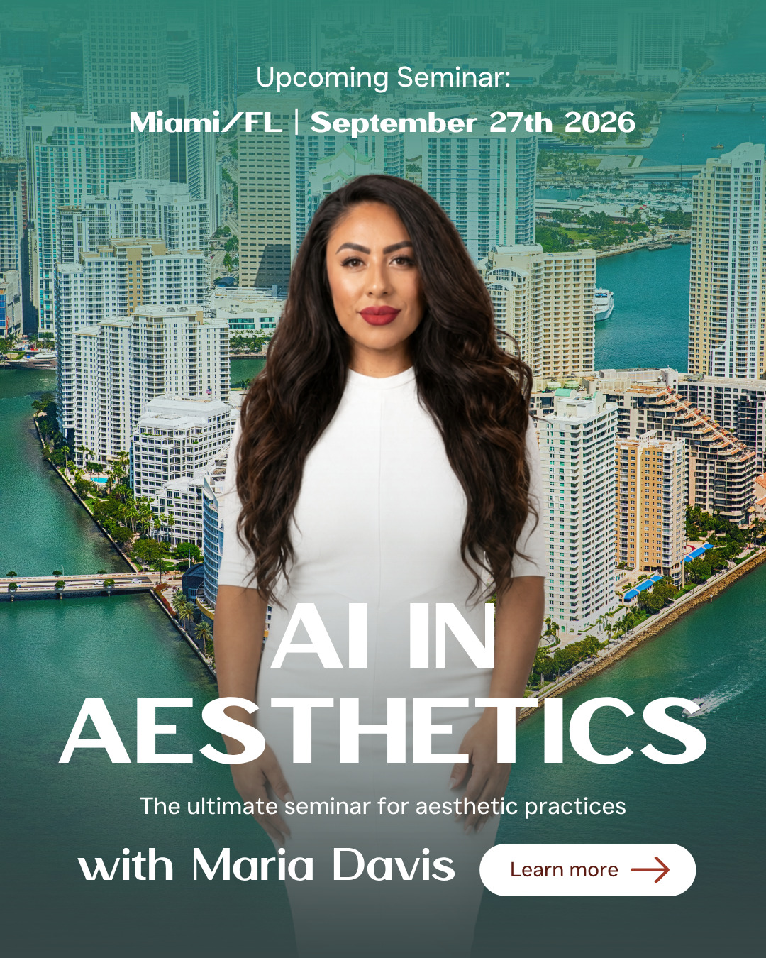MIAMI/FL | SUNDAY, SEPTEMBER 27TH 🇺🇲
Maria Davis is bringing The Aesthetic AI Executive Briefing™ MIAMI/FL | SUNDAY, SEPTEMBER 27TH
This private, high-level session is designed for aesthetic practice owners, physicians, PAs, nurses, injectors, and decision-makers who are curious about AI but may not know what it is, where to start, or how it applies to aesthetics.
No technical experience is required.
Maria will break down what AI is, how it is already showing up in aesthetic medicine, and how it can be used to support smarter business growth.
You will learn how AI can help your practice:
📊 Strengthen sales and follow-up
🤖 Improve efficiency with real AI tools
💬 Support patient communication and education
🔐 Understand safe, HIPAA-conscious AI use
This is an intimate, limited-seat experience for aesthetic leaders who want to understand AI, see it in action, and walk away with a clearer path for using it responsibly, ethically, and strategically.
🎟️ Seats are filling fast. Book your spot directly at www.mdmedspaconsulting.com right now.
#miamiaesthetics