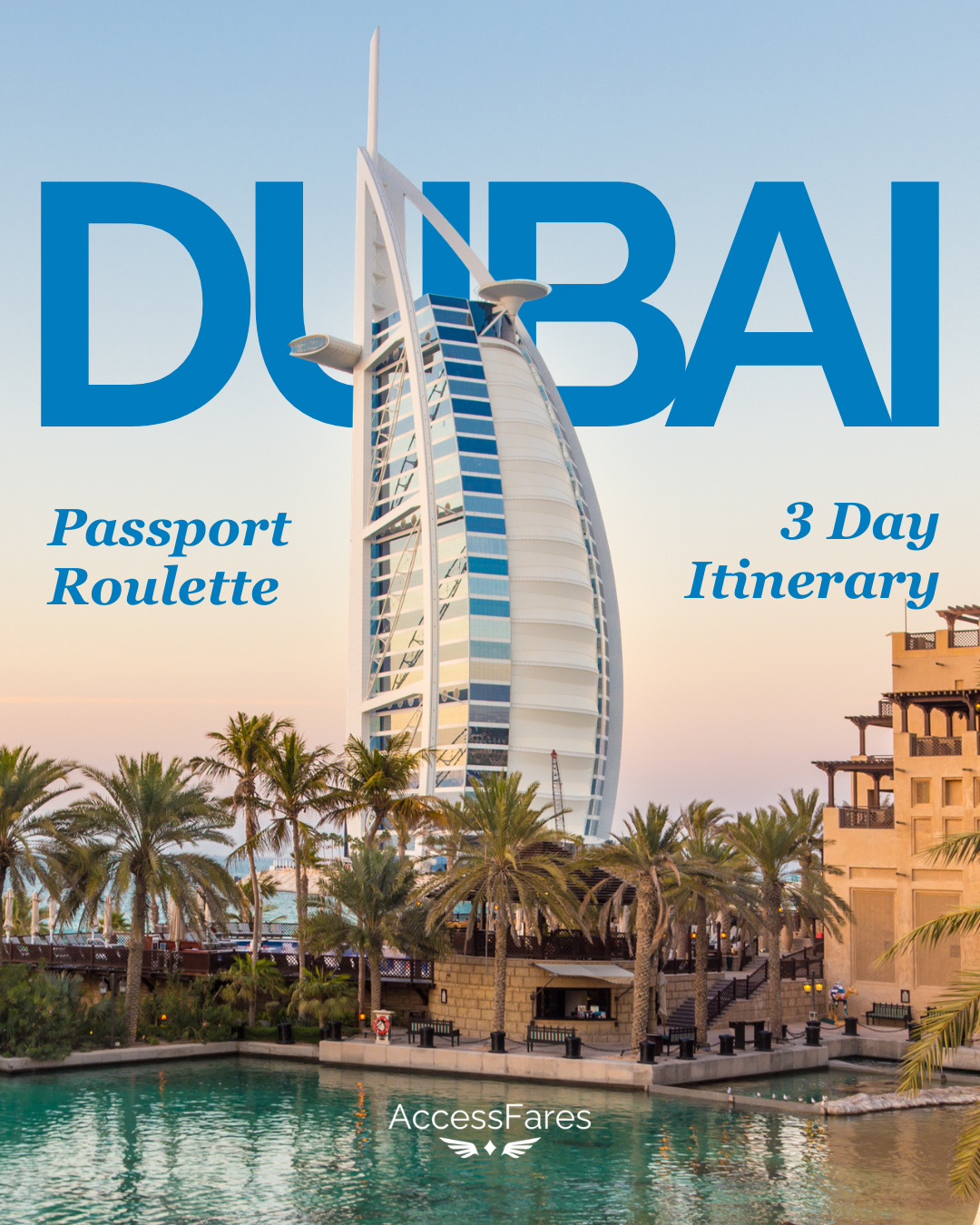 A city where modern luxury meets timeless culture ✨ This 3-day Dubai itinerary is designed for travelers wanting iconic experiences, elevated stays, and unforgettable views at every turn.
Day 1: Downtown Dubai
Day 2: Culture and Desert
Day 3: Palm Jumeirah and The Marina
Save this for your clients next trip!
#travel #traveladvisor #dubai #uae #itinerary