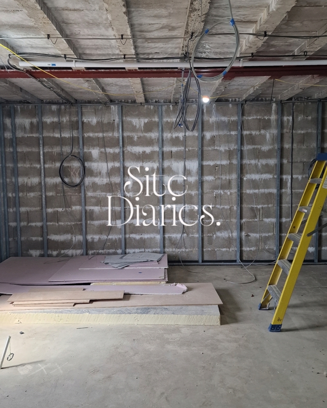 S I T E D I A R I E S | Project West update, plasterboard is well underway, first fix electrics complete, mechanical installation has begun, and most importantly our first archway has been constructed.
Happy heatwave ❤️🔥