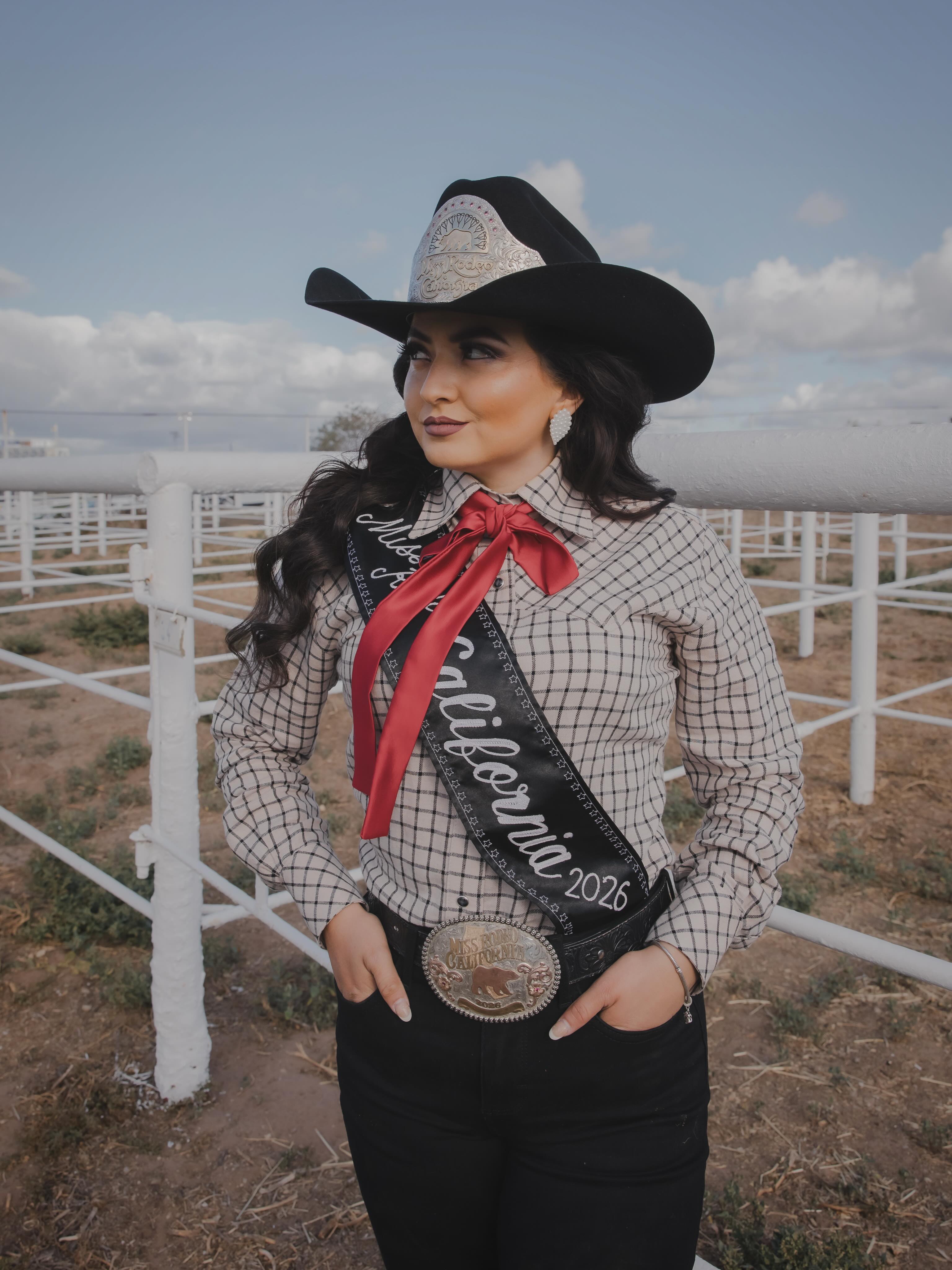 California, crowned.
Featuring Miss Rodeo California 2026, Sujhey Rosas. Photographed by Elizabeth Hay.
Santa Maria, California. May 2026.