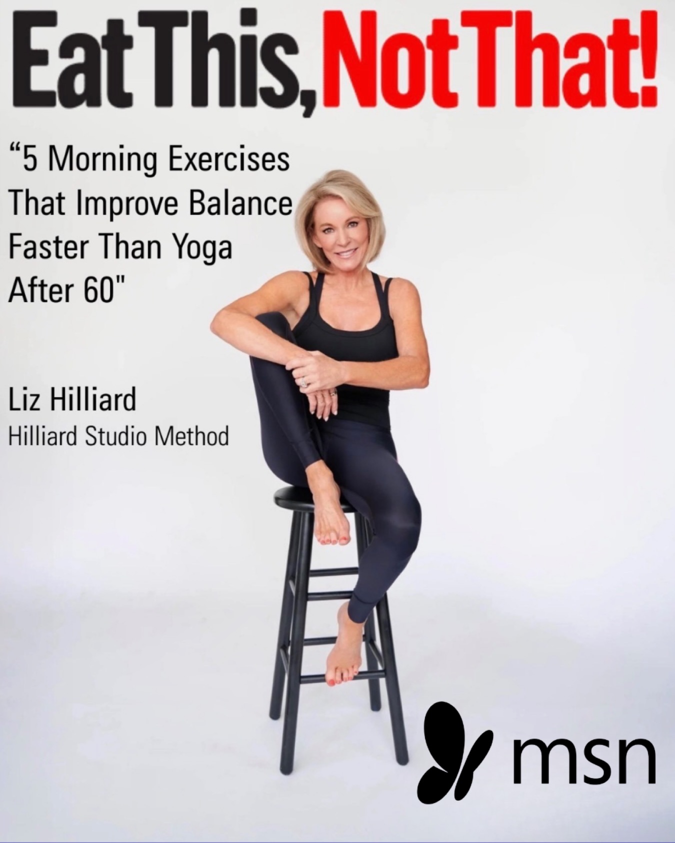 Check out my five morning exercises that will improve balance faster than yoga after 60 in @eatthisnotthat @msn These exercises cover three essential functions: proprioception, vestibular, and muscular strength.
"Yoga primarily develops proprioception and mobility, but underloads the vestibular system and builds insufficient strength for reactive recovery." Aging well and longevity comes down to smarter more conscious load bearing exercise and movement in small increments throughout your day! .. link in bio and in my stories!💙