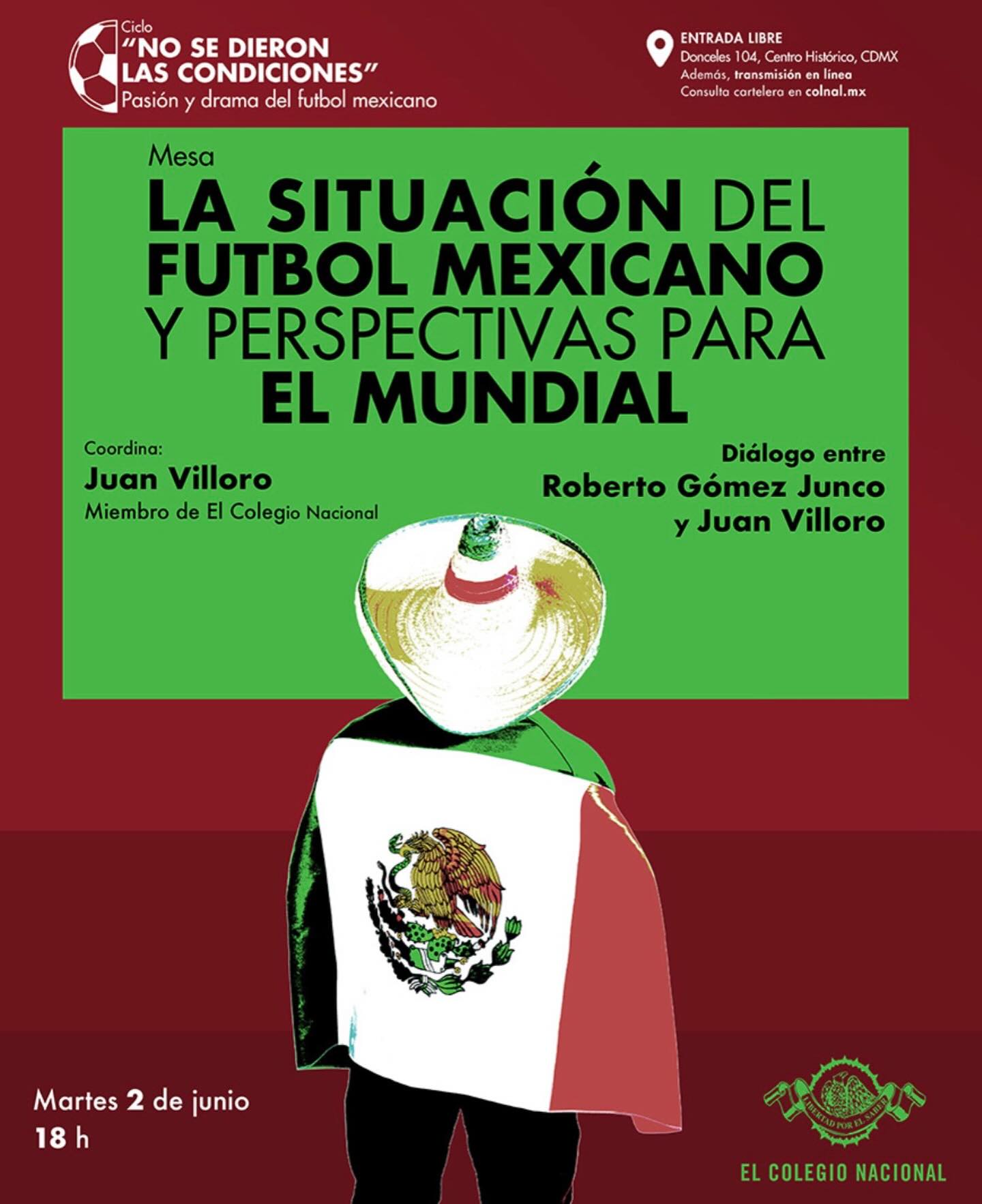 Los espero el martes en compañía del gran @robertogomezjunco !!!
Entrada libre