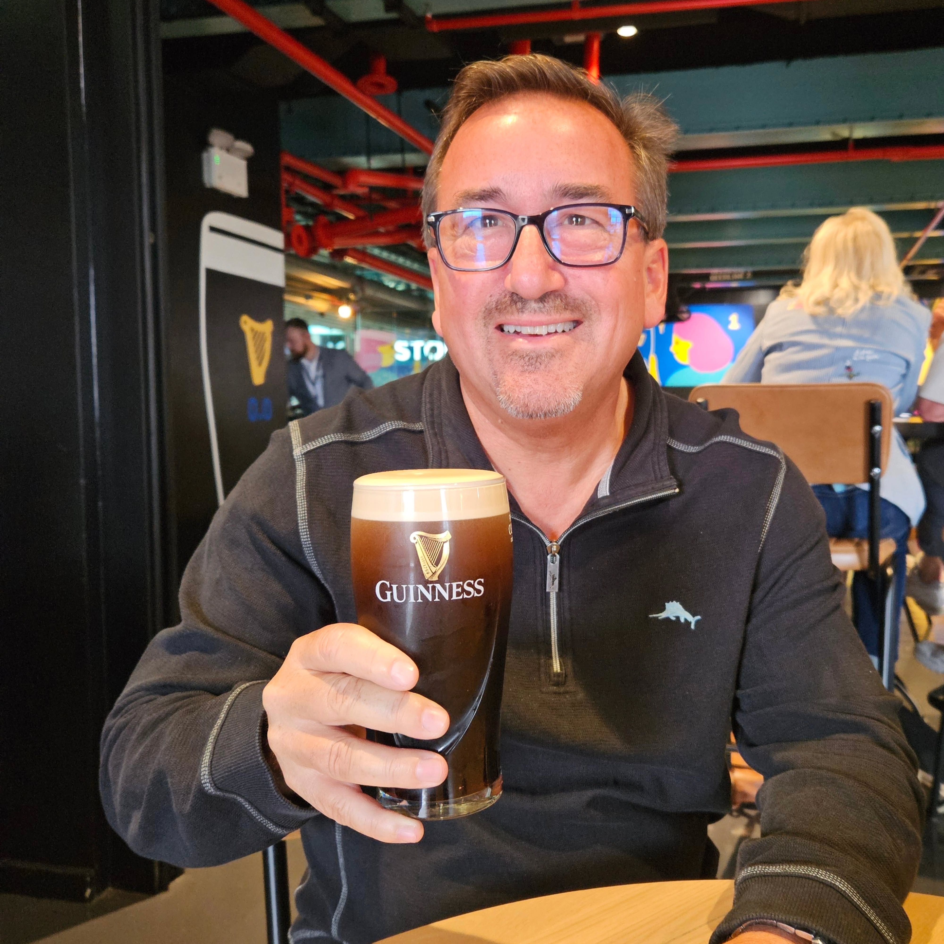 Amazing time at the Guinness brewery, Dublin.