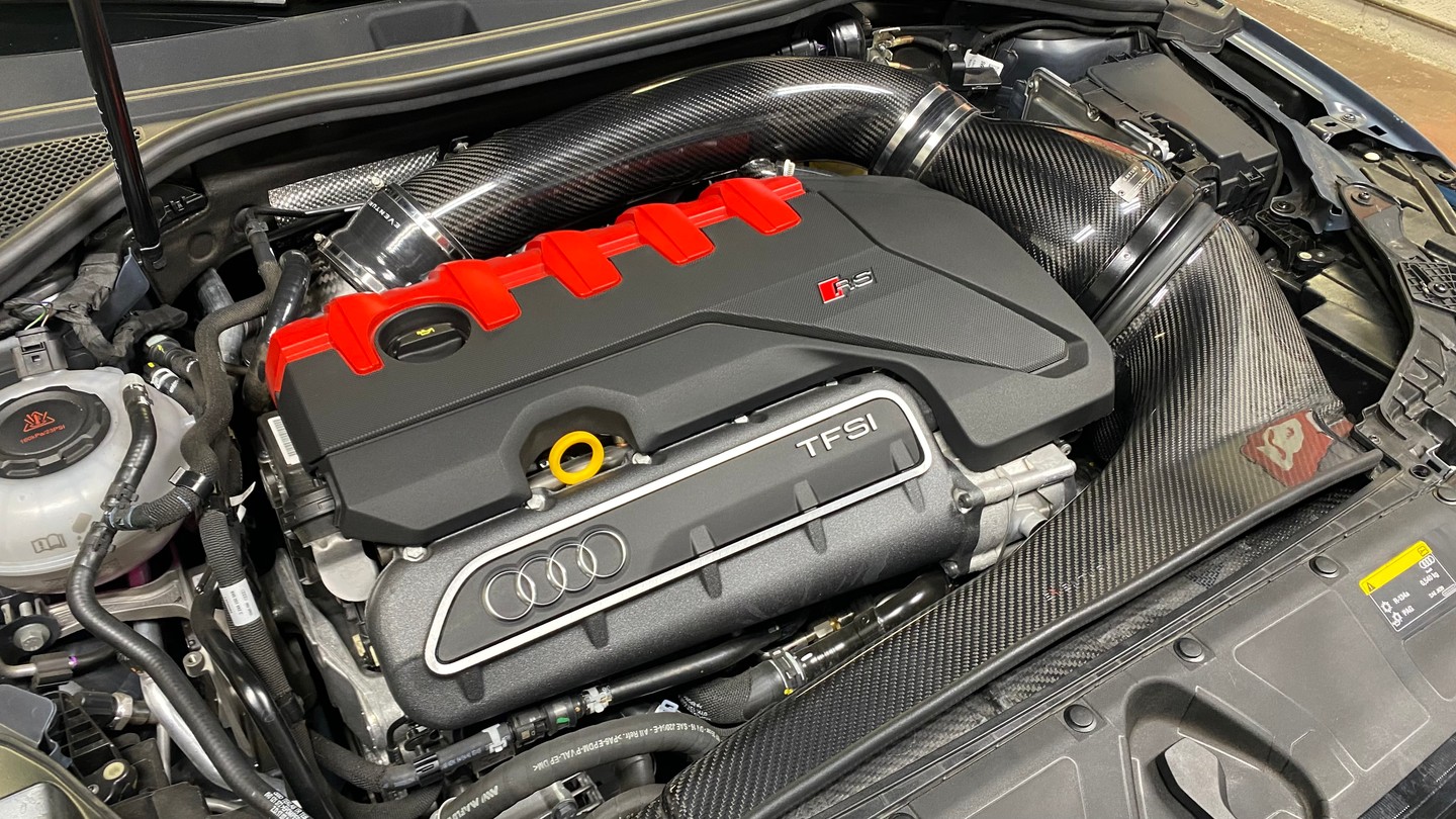 The 2024 Audi RS3 (8Y) factory Bosch ECU lockout is officially broken, cutting turnaround times from over two weeks down to just 3 days in-house. We just validated a full Stage 2 build on our dyno in 90°F ambient heat using local Arizona 91 octane fuel, jumping from a baseline of 360 AWHP / 375 WTQ (with an Eventuri intake and rear exhaust) to a staggering and consistent 477 AWHP / 496 WTQ after adding a downpipe, Unitronic intercooler, AutoTuner bench unlock, and a robust Weistec W2 calibration. This massive power gain delivers perfectly silky smooth daily drivability, backed by an accessible pricing structure ($399 for the AutoTuner unlock +shipping, Weistec software starting at $999 for Stage 1, and +$200 for Stage 2) alongside full in-house re-unlock protection if a dealership ever flashes over your controller. We highly commend the team at AutoTuner for their engineering work on this breakthrough and Weistec for their bulletproof calibration, with matching transmission unlocking currently in development and coming soon.
#AudiRS3, #8YRS3, #ECUUnlock, #BoschMG1, #MG1CS163, #BenchUnlock, #AutoTuner, #Weistec, #Unitronic, #Eventuri, #DynoTune, #Stage2, #EuroTuning, #AZCars, #FiveCylinder