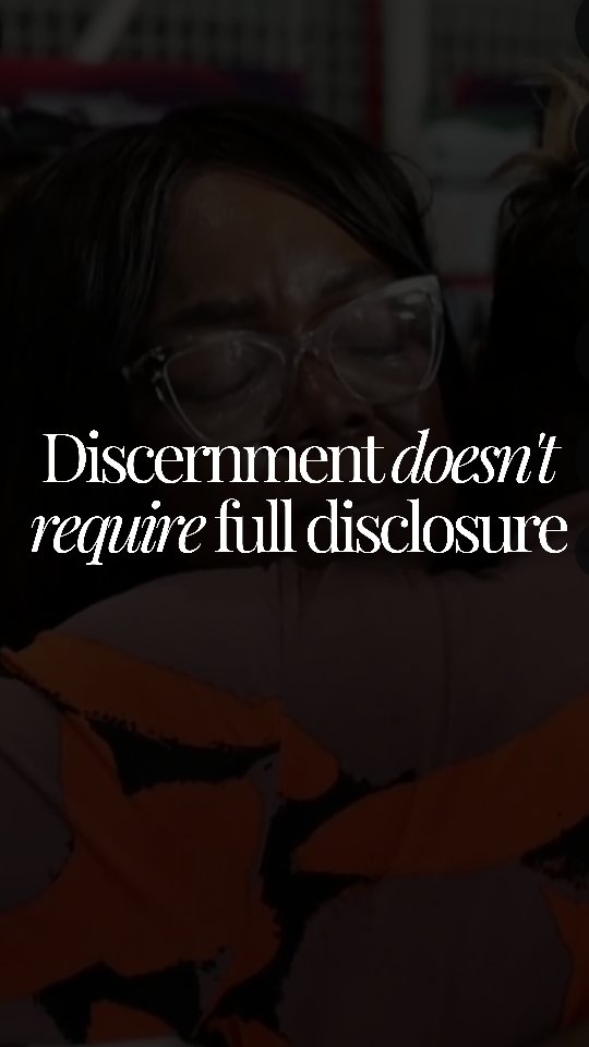 “Discernment doesn’t require full disclosure.”
One thing I’ve learned about women in midlife is that many women have become careful about what they share — not because they’re unwilling to connect… but because trust has been mishandled or violated before. I know exactly what that feels like in fact, too many women have opened their hearts, shared vulnerable parts of themselves, and later felt exposed, judged, spiritually mishandled, emotionally violated, or deeply disappointed by people who claimed that they cared.
And after enough of those experiences, women learn how to self preserve and protect themselves. They learn how to smile while carrying heavy things privately.
But emotionally mature women understand something important, you do not always need full access to a woman’s life and her story to discern she may need compassion, softness, support, prayer, or simply just your presence.
Everybody asking questions doesn’t always have the capacity to hold what’s shared with emotional and spiritual maturity, and everybody seeking access does not always have pure intentions.
Sometimes the most healing thing you can offer another woman is not interrogation or advice.
Sometimes it’s simply, “I see YOU.” and sometimes a hug says what words cannot.
I'm sending you that hug today Sizz!🤗♥️🫂
#reels #MidlifeWomen #coachlife #identityreconstruction