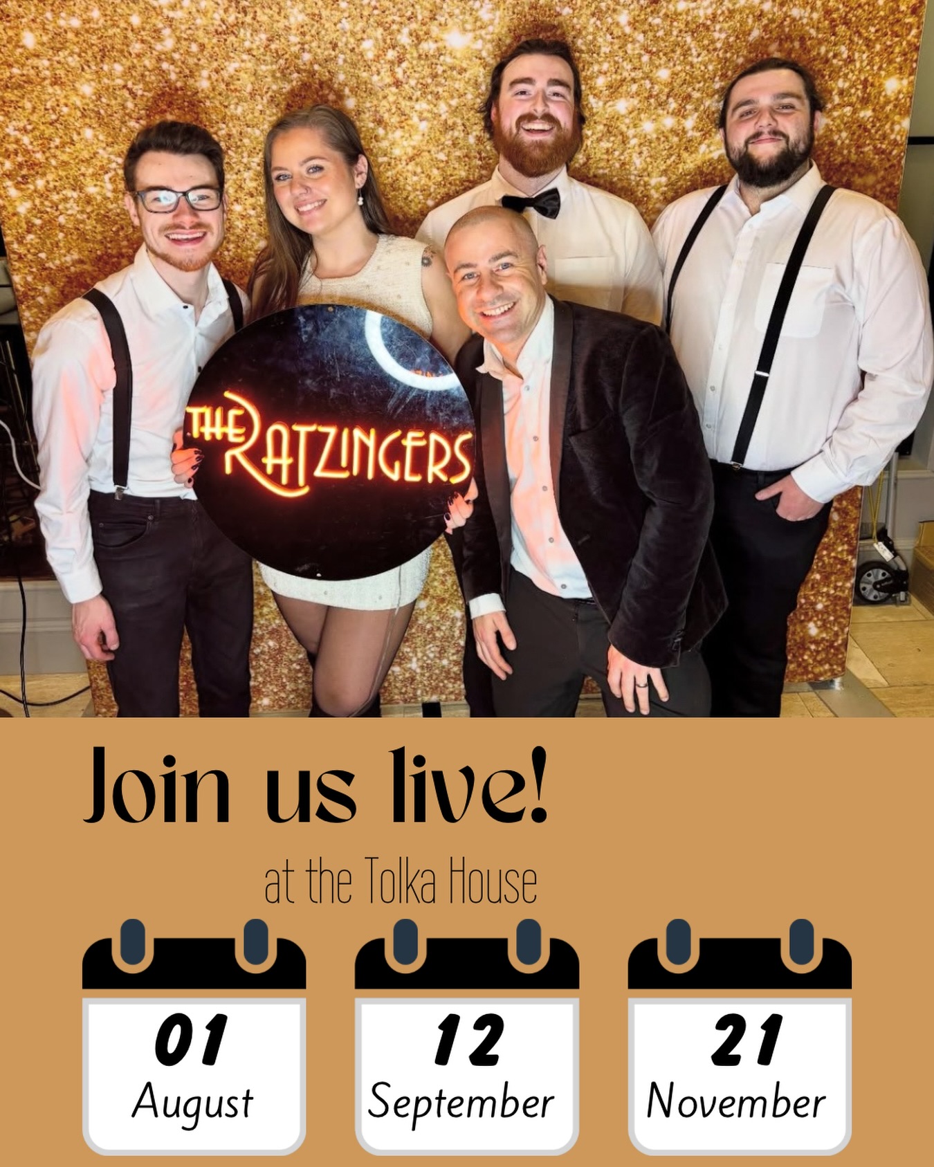 LAST CHANCES to catch us LIVE in 2026!! Pencil it in to the diary, these are always gigs not to be missed! 🔥
#weddingband #weddingbandsireland #irishweddingband #wedding #band