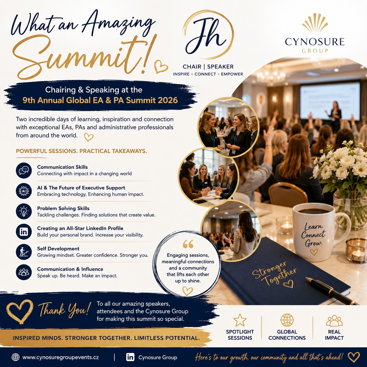 Whether it was morning, afternoon or late evening depending on your time zone, one thing was certain—we had an incredible summit!
