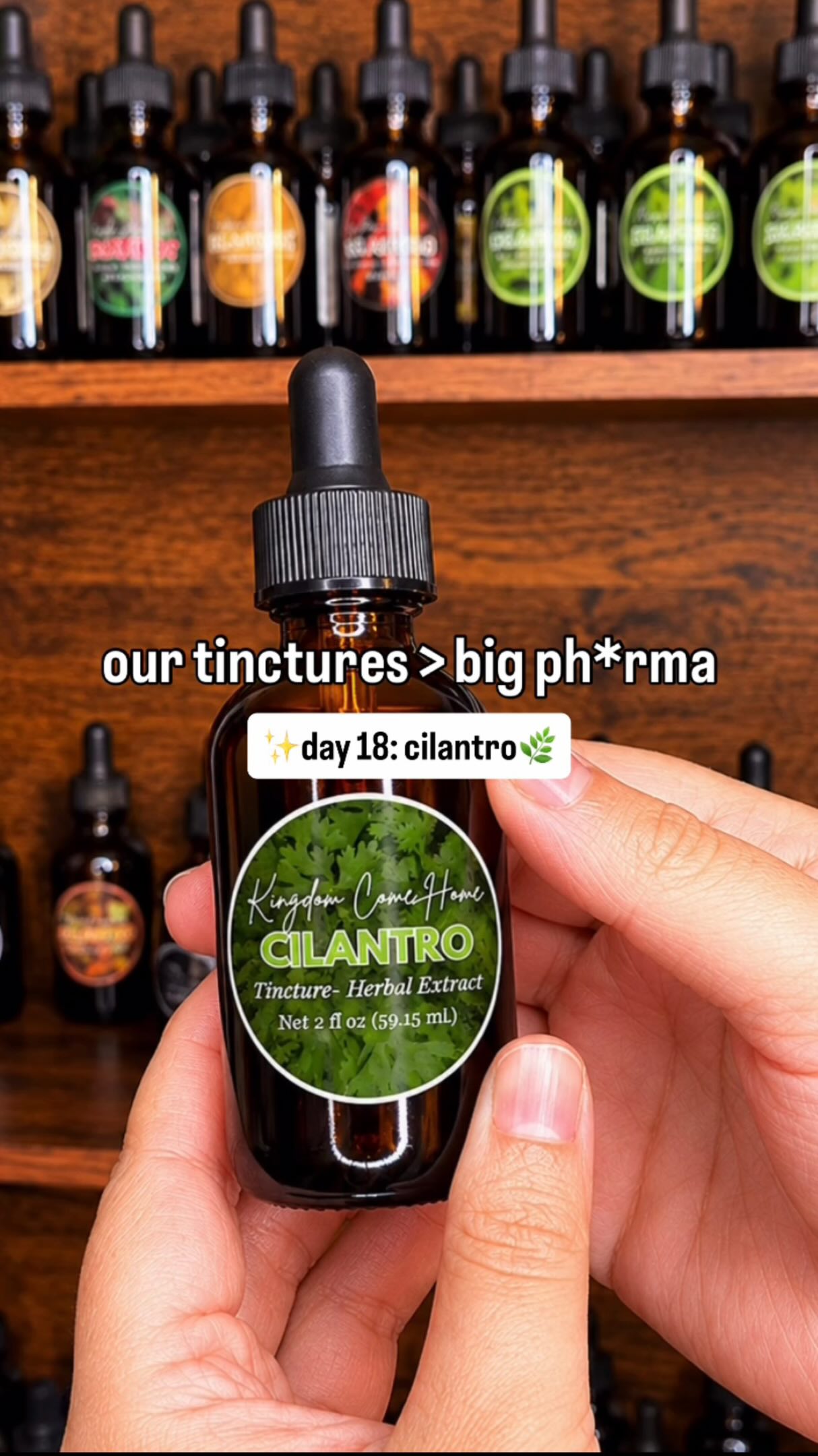 DAY 18: Cilantro Tincture🌿
What It Is:
A detox-supporting tincture traditionally used to help support liver health, digestion, metabolism, hormone balance, and the body’s natural detoxification pathways!
Who It’s For:
👉🏼Feeling sluggish, inflamed, or constantly bloated
👉🏼Anyone wanting better detox + liver support
👉🏼Hormonal imbalance or feeling “off”
👉🏼Digestive discomfort or poor regularity
👉🏼People exposed to lots of environmental toxins
👉🏼Anyone focused on overall wellness + internal cleansing
Why It’s a Must Have:
We’re exposed to toxins constantly… from food, water, products, fragrances, medications, and everyday environmental exposure. Cilantro has been traditionally used to help support the body’s natural detox pathways, especially the liver, digestion, and elimination systems!
🔗Comment “TINCTURE” below and we’ll send you the details
—
#cilantro #detoxsupport #herbaltincture #holisticwellness #nontoxicliving