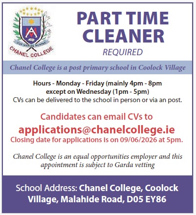 Please see attached advertisement for all details.