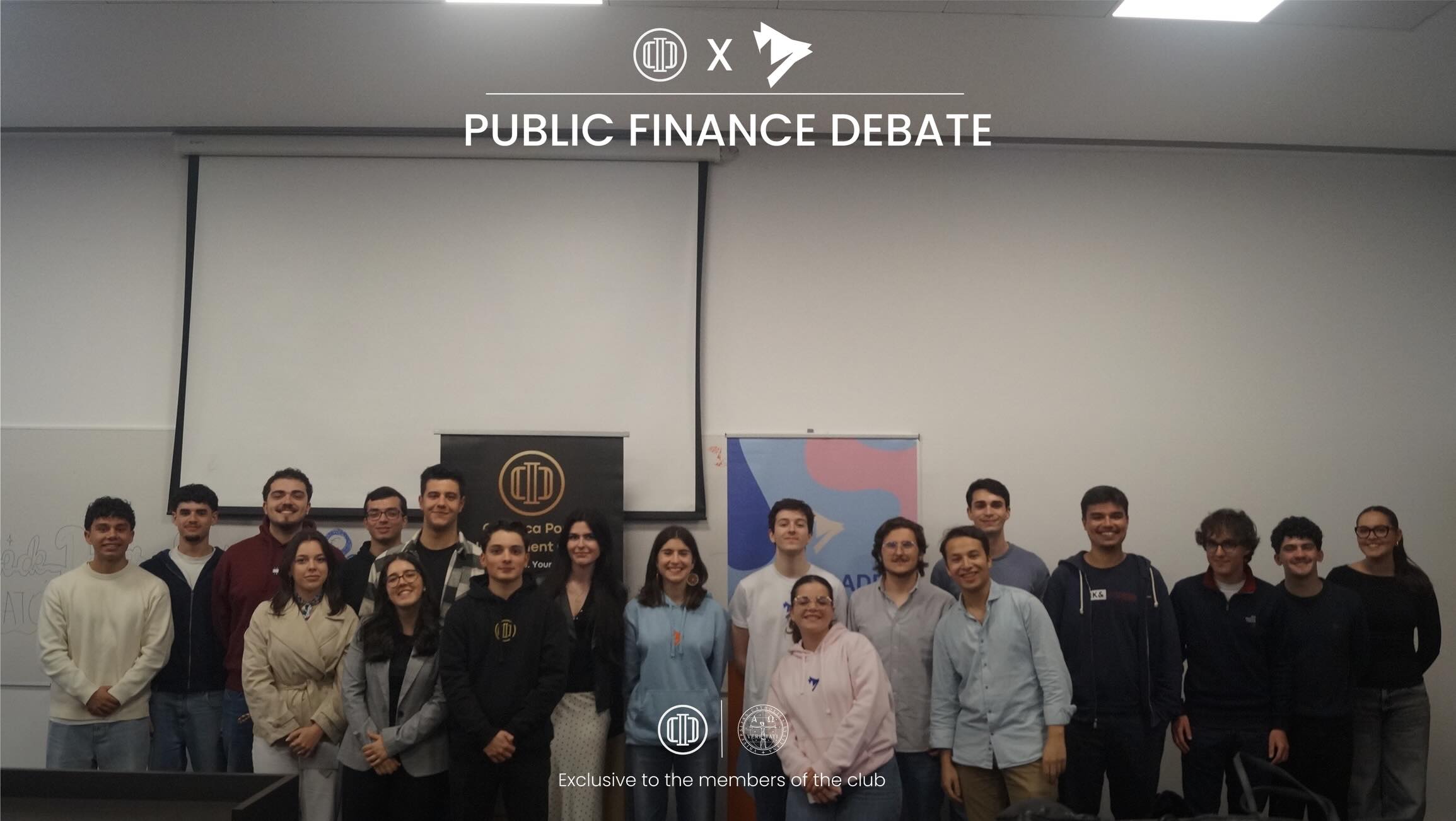 We recently hosted a debate in collaboration with Sociedade de Debates, centred on the topic of the adoption of laws regarding a variable minimum wage.
It was a great opportunity to exchange perspectives, challenge ideas, and discuss such a relevant public policy issue.
A sincere thank you to everyone who participated and contributed to such an engaging discussion.
Católica Porto Investment Club
Your future. Your choice.