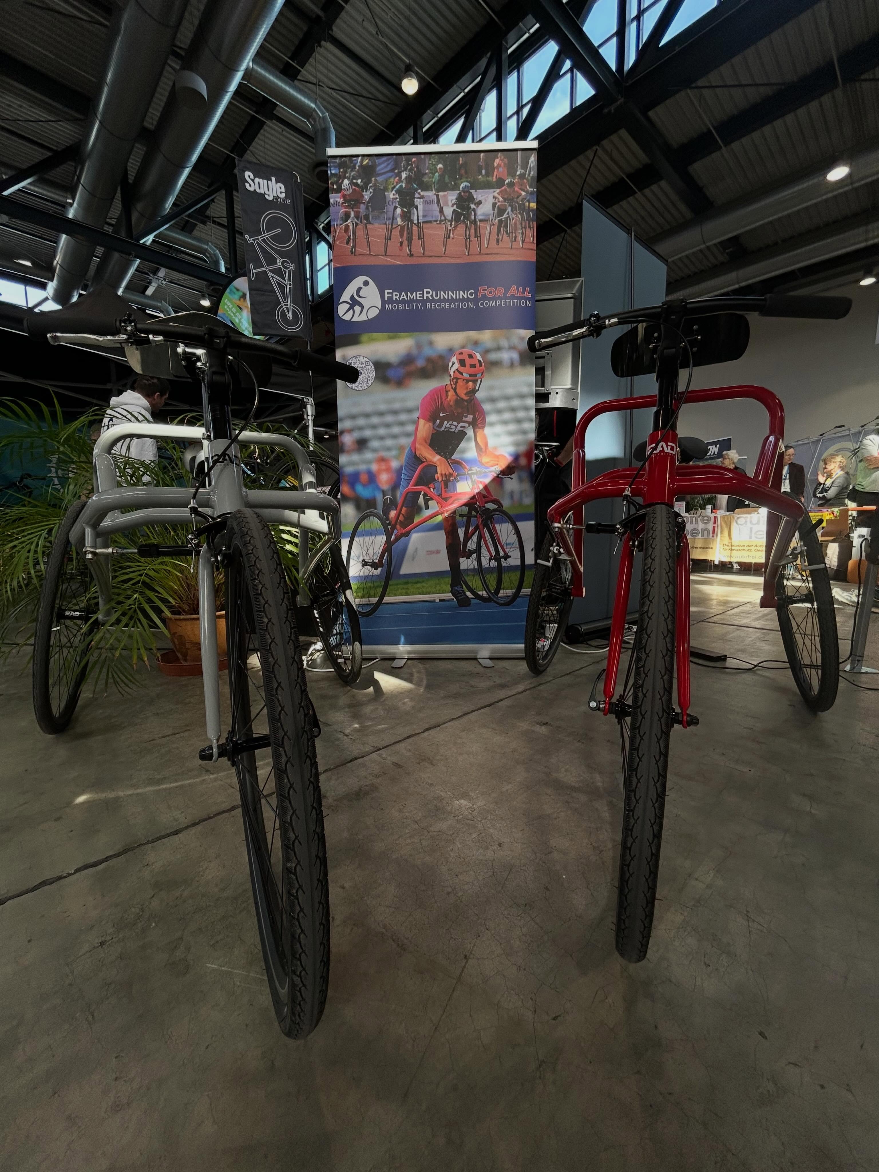 A few weeks ago at Spezi 🇩🇪
FrameRunning for All had their demo FrameRunners on display, showcasing just how much opportunity, movement, and community this sport creates. Always amazing to see more people discovering FrameRunning and what’s possible on three wheels.
#FrameRunning #AdaptiveSports #Spezi #InclusiveMovement #AdaptiveAthletes