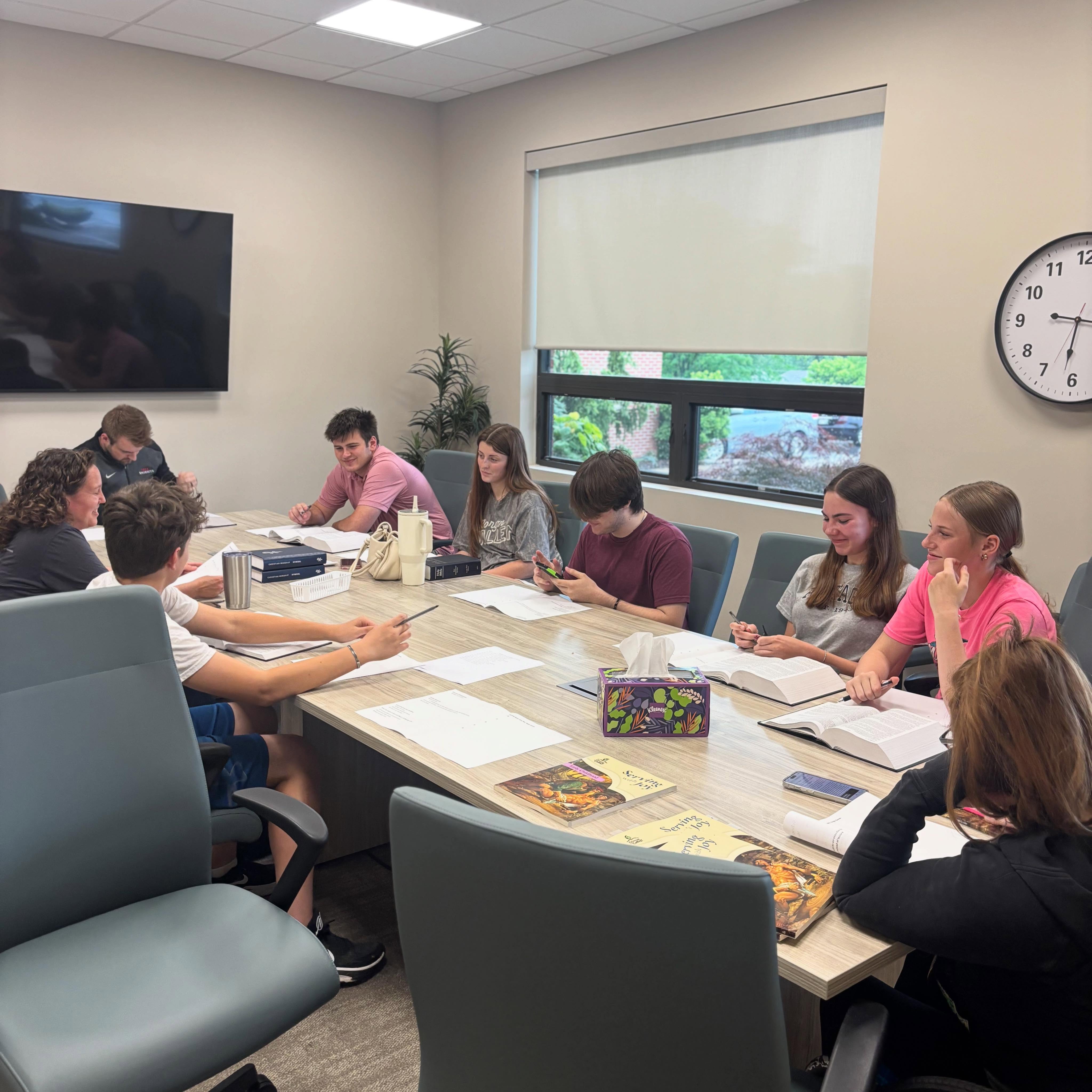 What a blessing to see a room full of young Sunday School teachers at our orientation meeting last night! Three of this year’s confirmands will be using their God-given gifts in the classroom this summer as they teach kids about Christ. Thanks to Mrs. Angie Gumm and Mrs. Carrie Groth for providing some practical teaching instruction to this next generation of educators! May the Lord of the Church bless their work.