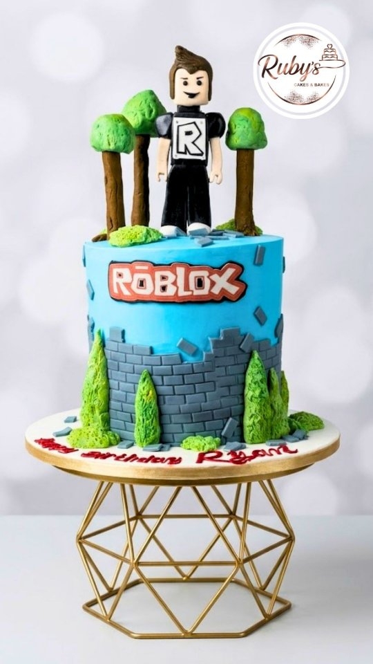 #childrenbirthdaycake #childrenbirthdaypartythemes #robloxcakesforboys #robloxcakes