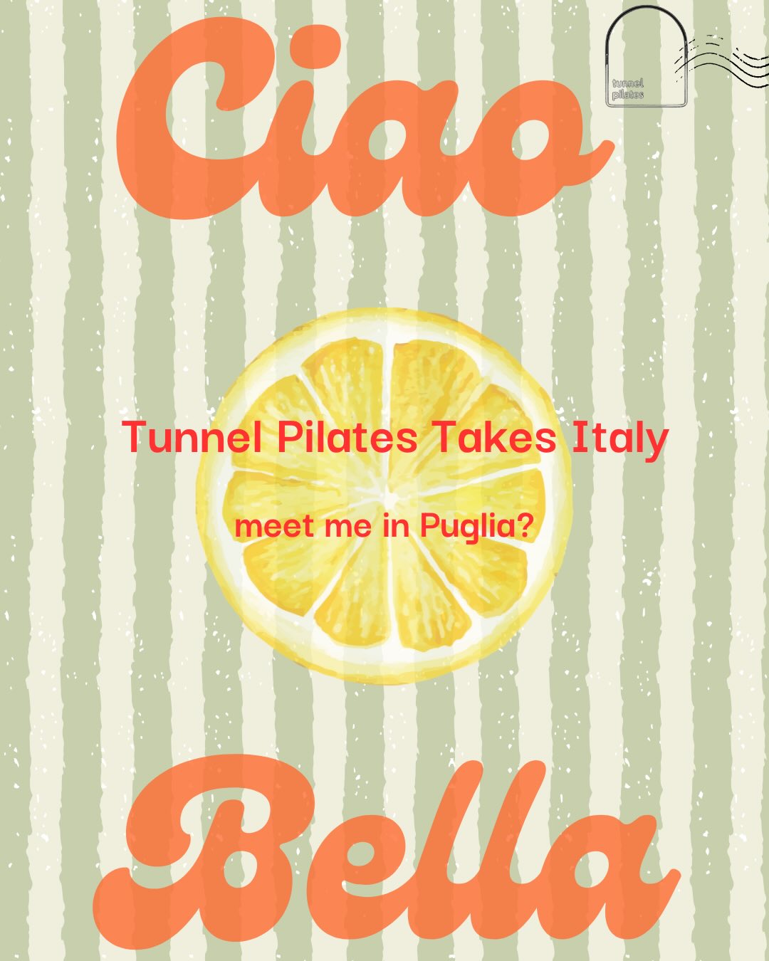 Dear Friends,
We are thrilled to invite you to our first ever Tunnel Pilates retreat in Italy, June 5 - 12, 2027. This is a women-only “week away” designed to help you breathe deeper, move better, and return home restored in a way only Italian summers can.
Experience the softness of the Southern Mediterranean, away
from the hustle and bustle. Drop the to-do lists, silence the notifications, and meet the version of you that only emerges when you travel with purpose.
With a sense of serendipity, each day we will guide you through grounding mat Pilates, and learn to move through life as the Italians do—intentional, graceful, and strong. We’ll savor award-winning wines such as the local Primitivo, make fresh pasta by hand, enjoy homecooked meals over candlelit dinners, and throw clay on a potter’s wheel with artisans.
We will enjoy active days as well as relaxing ones: hiking the Adriatic coastline, cycling between seaside villages, dancing to traditional music, and sailing the seas of Homeric heroes. This week is equal parts movement and rest, equal parts celebration and retreat.
To sign up or learn more the link is in bio or can be found at Tunnelpilates.com
#pilatesretreat #pilatesinpuglia #tunnelpilates #retreat #pilates