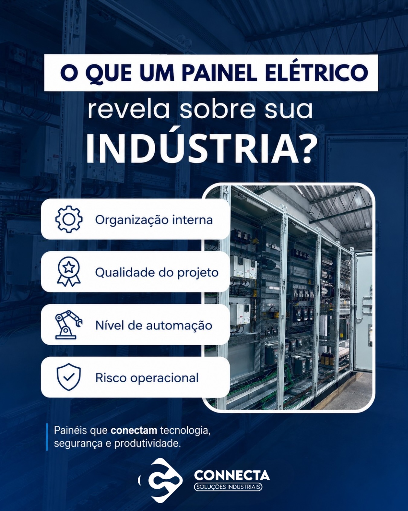 Um painel elétrico bem estruturado vai muito além da estética — ele revela a eficiência, a segurança e o nível de automação da sua indústria. ⚡🔧
Na Connecta Soluções, desenvolvemos projetos que unem tecnologia, organização e confiabilidade para garantir máxima performance operacional.
✔️ Organização interna
✔️ Qualidade no projeto
✔️ Automação inteligente
✔️ Mais segurança operacional
Soluções que conectam produtividade e inovação para o seu negócio. 🚀
#connectasoluções #painelelétrico #automacaoindustrial #industria #engenhariaeletrica