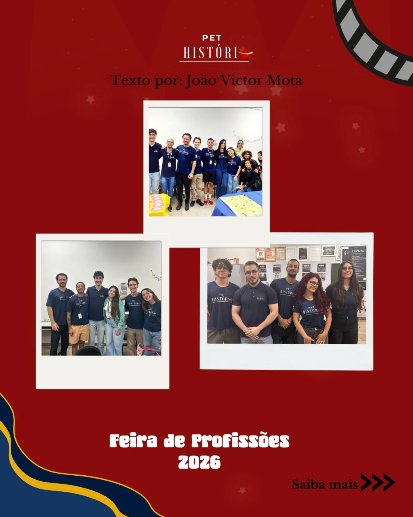 O PET História esteve presente na Feira de Profissões da UFTM 2026! Vem saber mais como foi!
@uftmsocial @historiauftm @ielachs_uftm