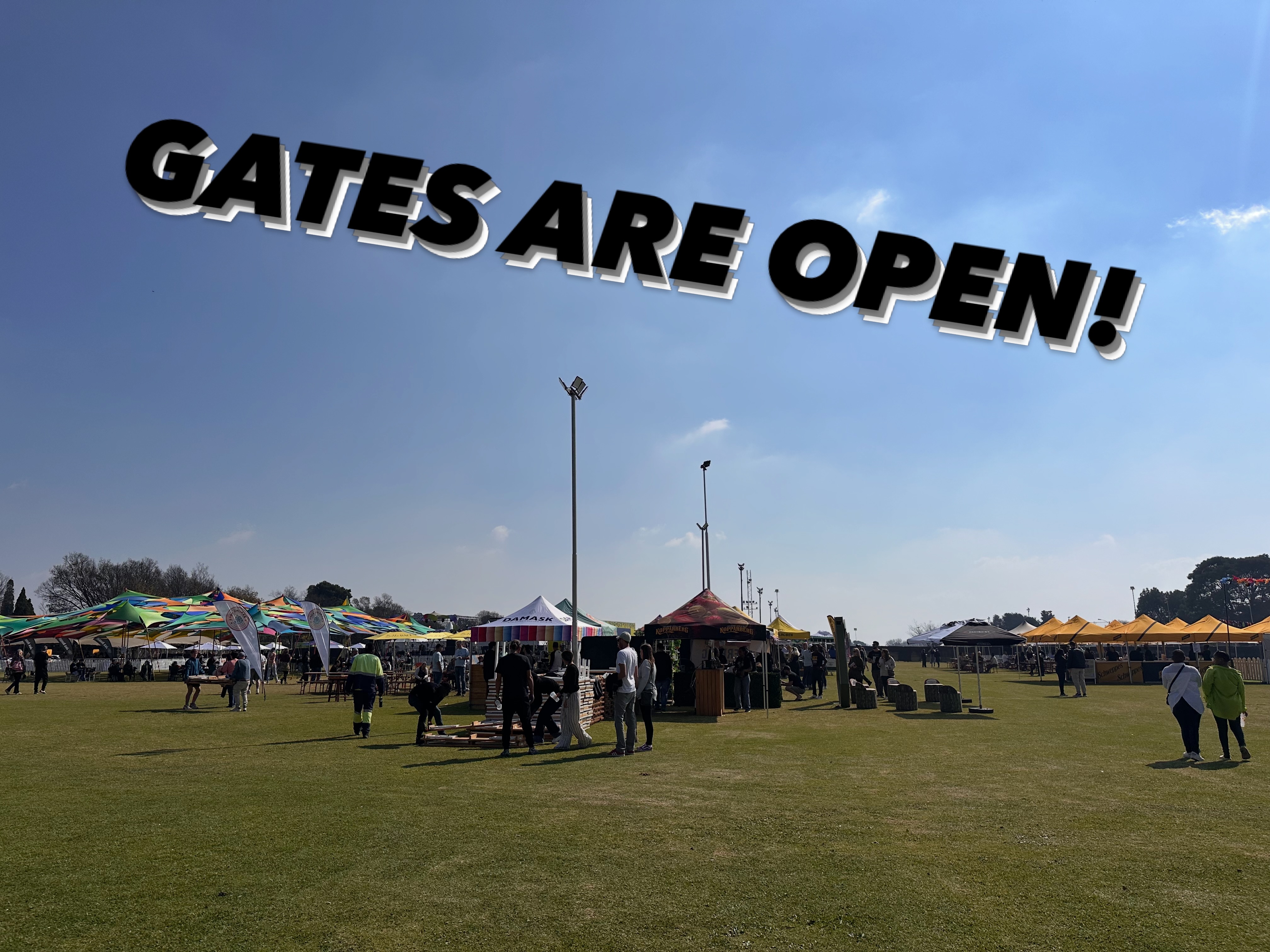 Gates are open and itโs a beautiful day for some beers!! ๐ป
Tickets are available at the door - see you shortly! โค๏ธ