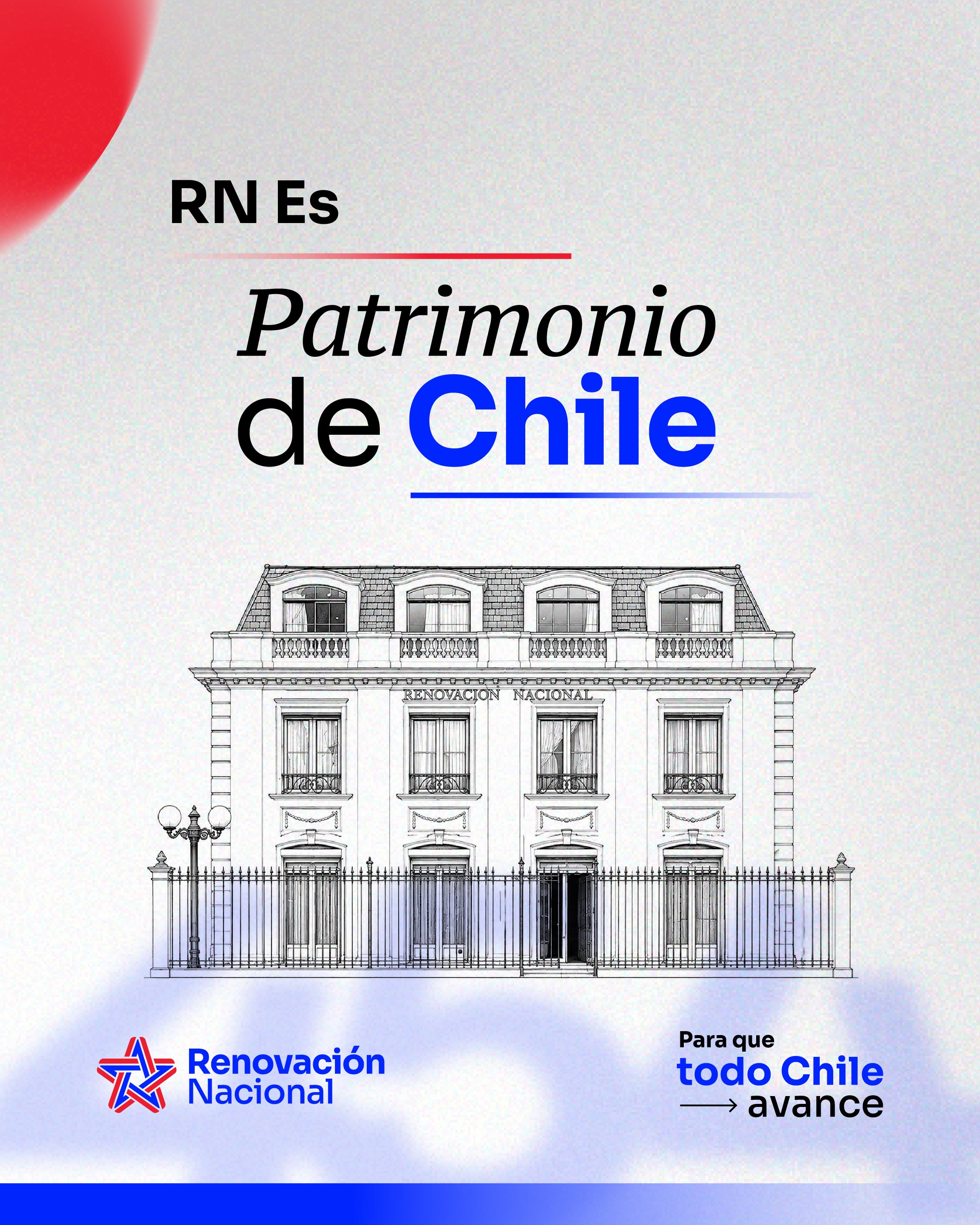 Cada edificio tiene una historia que contar.
En el Día de los Patrimonios, compartimos algunos rincones y parte de la historia de la sede de Renovación Nacional, un espacio que forma parte de nuestra memoria institucional y del patrimonio de la ciudad.
Desliza para conocer más.
#DíaDeLosPatrimonios #Patrimonio #Historia #RN