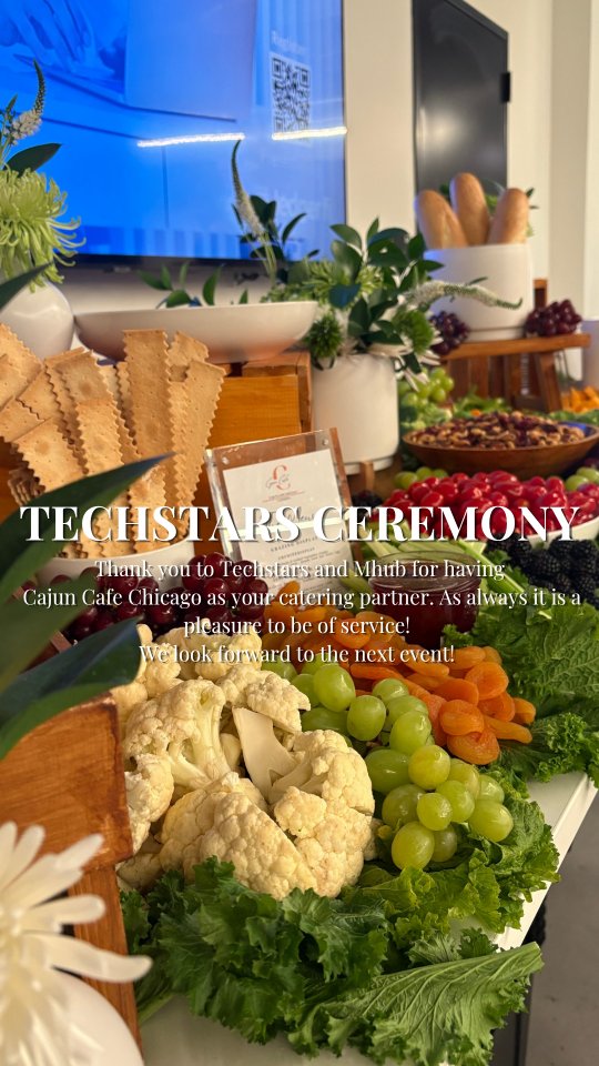 @techstars recently hosted an event at @mhubchicago and we were happy to help bring it all together.
From the grazing table and passed appetizers to the bar service, it was a great evening filled with good food, good conversations, and great people.
Thank you for having Cajun Cafe Chicago. We appreciate being part of events like these and helping create experiences people can enjoy together.
See you again soon.
#CajunCafeChicago
#ChicagoCatering
#ChicagoEvents
#CorporateEventsChicago
#NetworkingEventsChicago