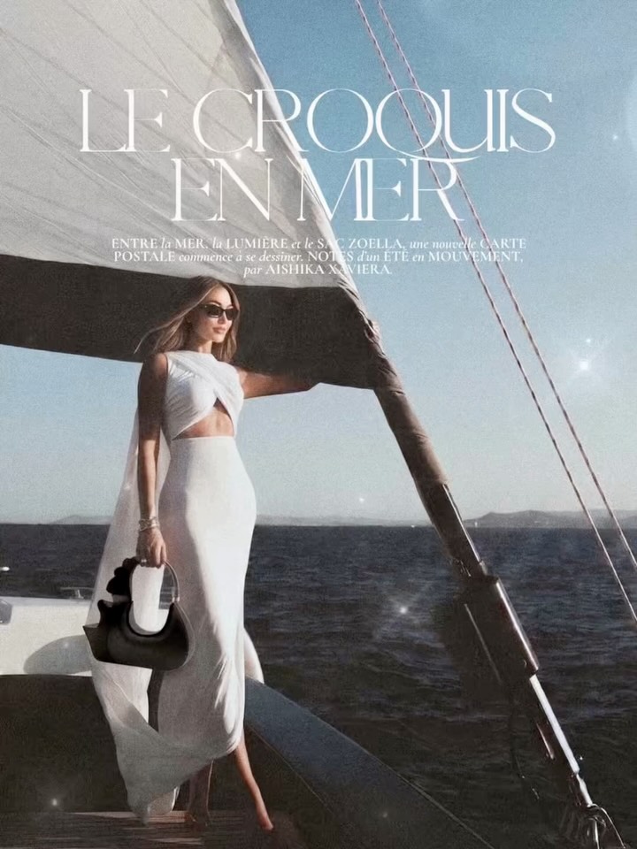 Serving yacht-side glamour. A yacht, a handbag, and a perfectly valid reason to call it work.
Is she there for the view, the light, the bag, the lunch, or simply because the sea was sparkling and she had the good sense to stand near it?
For the record, the yacht was booked for art’s sake. Very serious, obviously. A mega yacht, sun glitter, the Cult Gaia Zoella bag, and the ongoing question of what happens when a beautiful object meets beautiful light.
This little Wanderlust study is less about being a “yacht girl” and more about being a woman who knows exactly what she is looking at. Shape, shadow, movement, proportion, atmosphere. And, occasionally, a handbag that understands the assignment better than most people in the room.
For my Wanderlust Series | fine art, fashion illustration, and luxury travel inspired by the romance of beautiful escapes.
AISHIKAXAVIERA.com
#SunGlitter #CultGaia #WhiteDress #YachtStyle #BoatDays