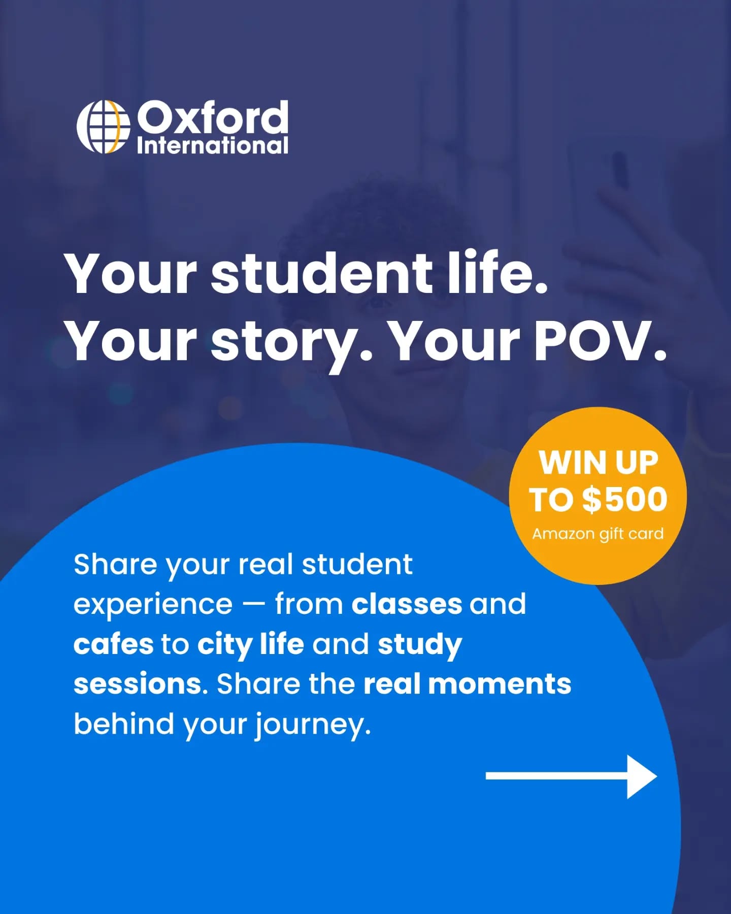 ๐ฌ Lights, camera, action, Universal English students! ๐โจ
Weโre excited to invite all Oxford International Melbourne (Universal English) students to join our global Day in the Life as an Oxford International Student competition! ๐ฅ
CONTEST DETAILS:
1๏ธโฃ Film a day in your life as an OI Melbourne (Universal English) student
2๏ธโฃ Edit your video into a 60-90 second reel
3๏ธโฃ Post it on Instagram by June 26, 2026
4๏ธโฃ Tag @oienglishschools and invite them as a collaborator
๐ Donโt forget to also tag @universalenglish_australia so we can see and share your entry too โบ๏ธ
Your video can include:
โจ Classes & campus life
๐ City adventures
๐ค International friendships
๐ Activities & excursions
๐ Study moments & favourite experiences Get creative and show us your unique Oxford International journey!
๐ Click the Linktree link in our bio to view the full contest details and enter today!
#POV #DayInTheLife #OxfordInternational #StudyAbroadLife #StudyinMelbourne