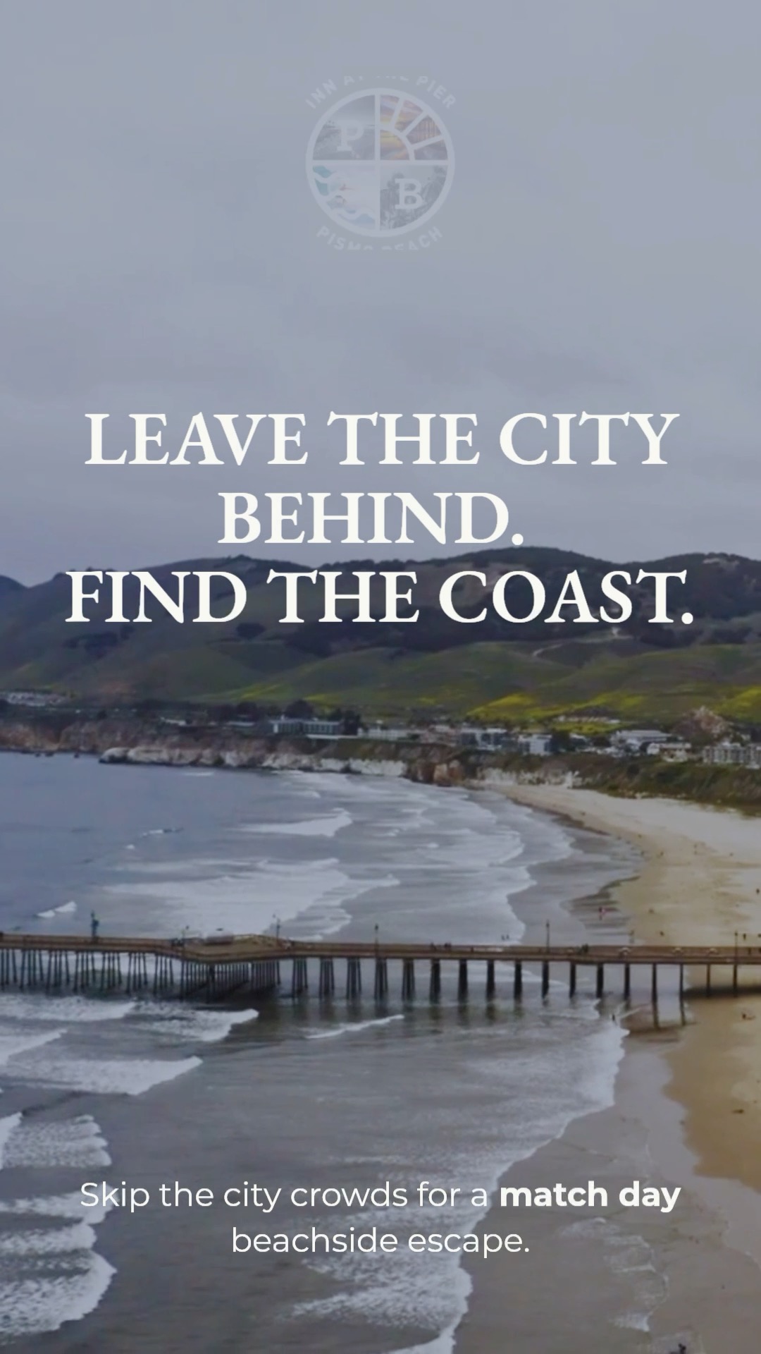 Game day, but make it coastal. ⚽🌊
.
Live in LA? Skip the crowds, hop in the car, and turn match day into a beachside escape. Watch the game, then trade stadium noise for ocean views, sunset strolls, and cocktails at Inn at the Pier. 🍹✨
.
Same energy, just better views.