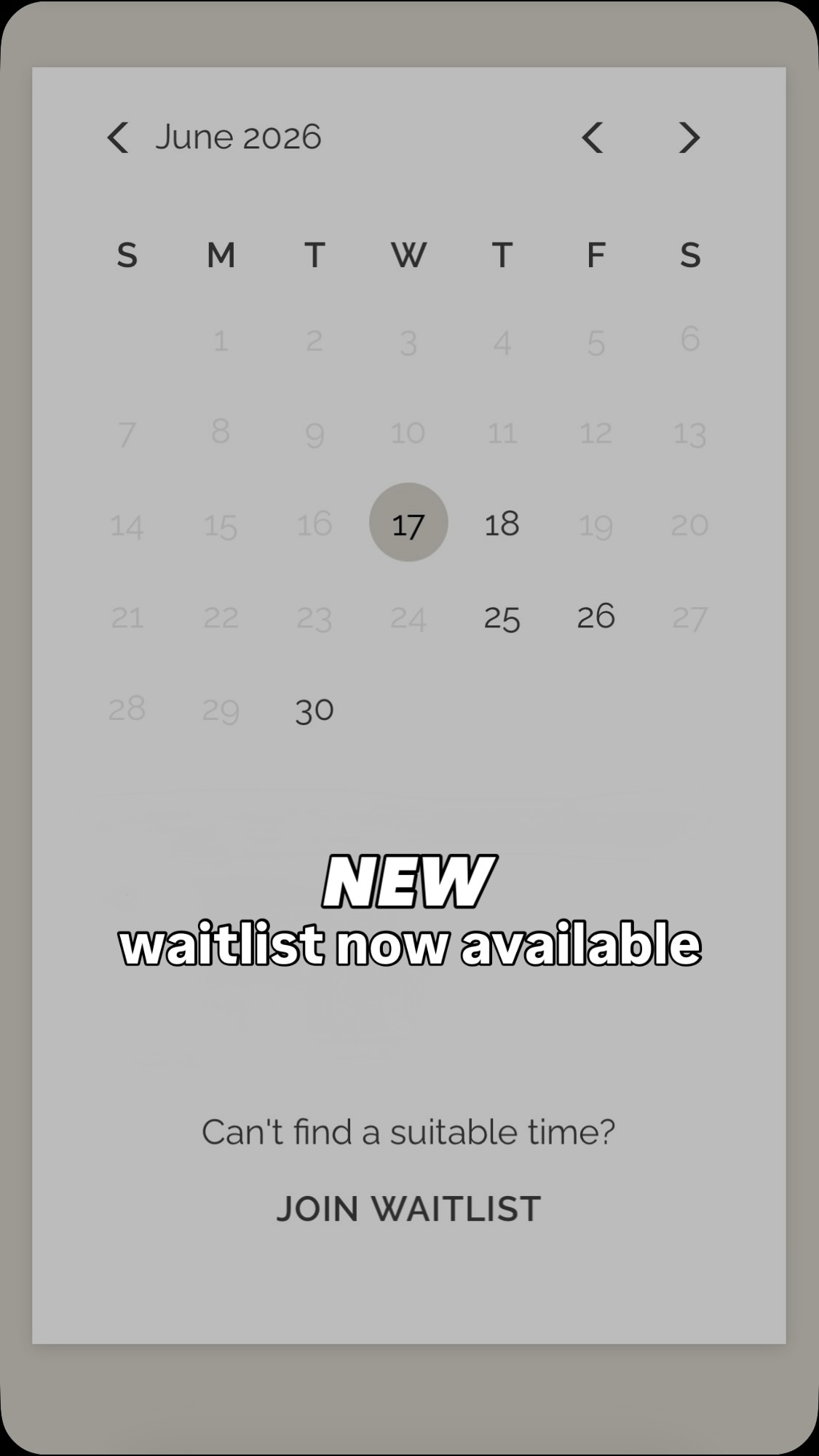 Go crazy 🤪 Add as many services, providers, dates and times as you wish!
If something opens up, you’ll get notified — but it doesn’t automatically reserve the appointment. You’ll still need to hop online and book it yourself.
Welcome to the Bohème Hunger Games. May the odds be ever in your favour.