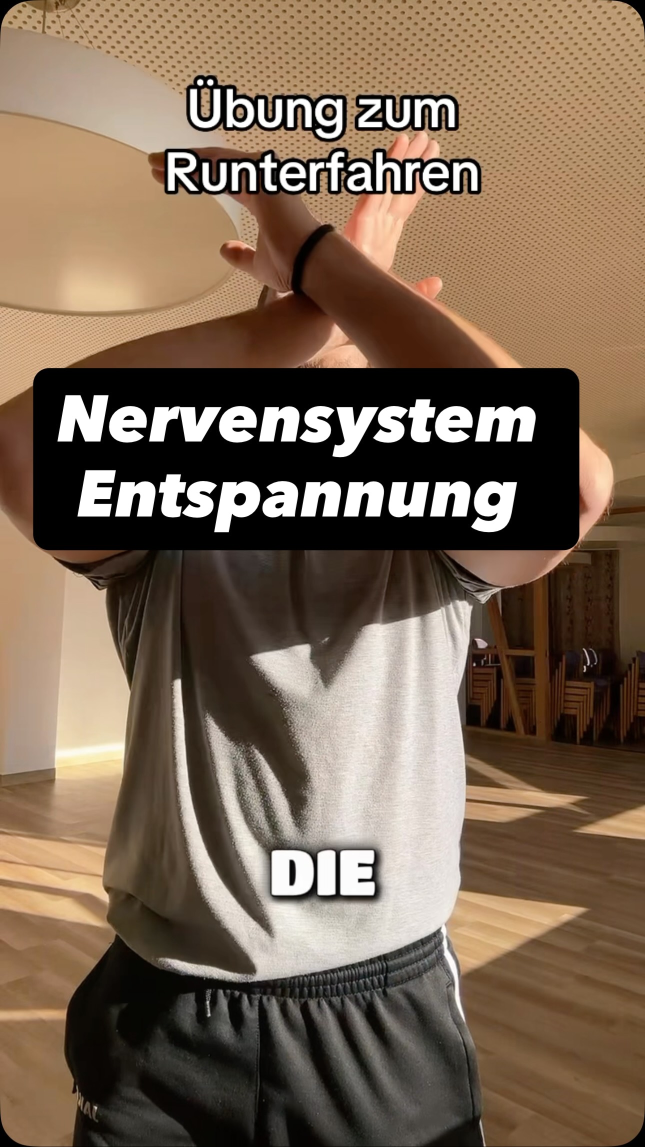 Entspannung für dein Nervensystem durch diese Übung.
#entspannung #stressabbau #frauengesundheit #nervensystem #nervensystemberuhigen