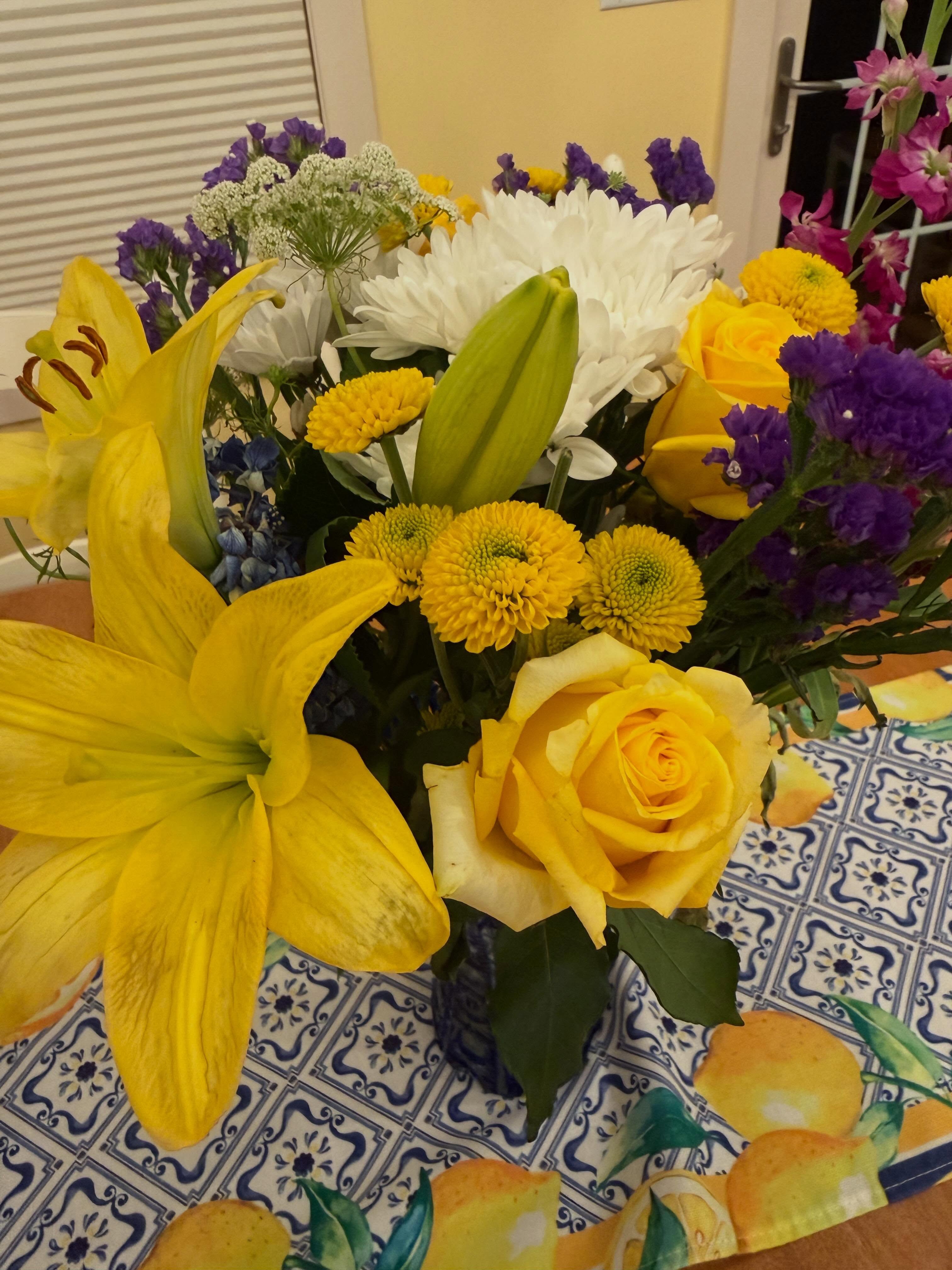 Birthday flowers are just the best.