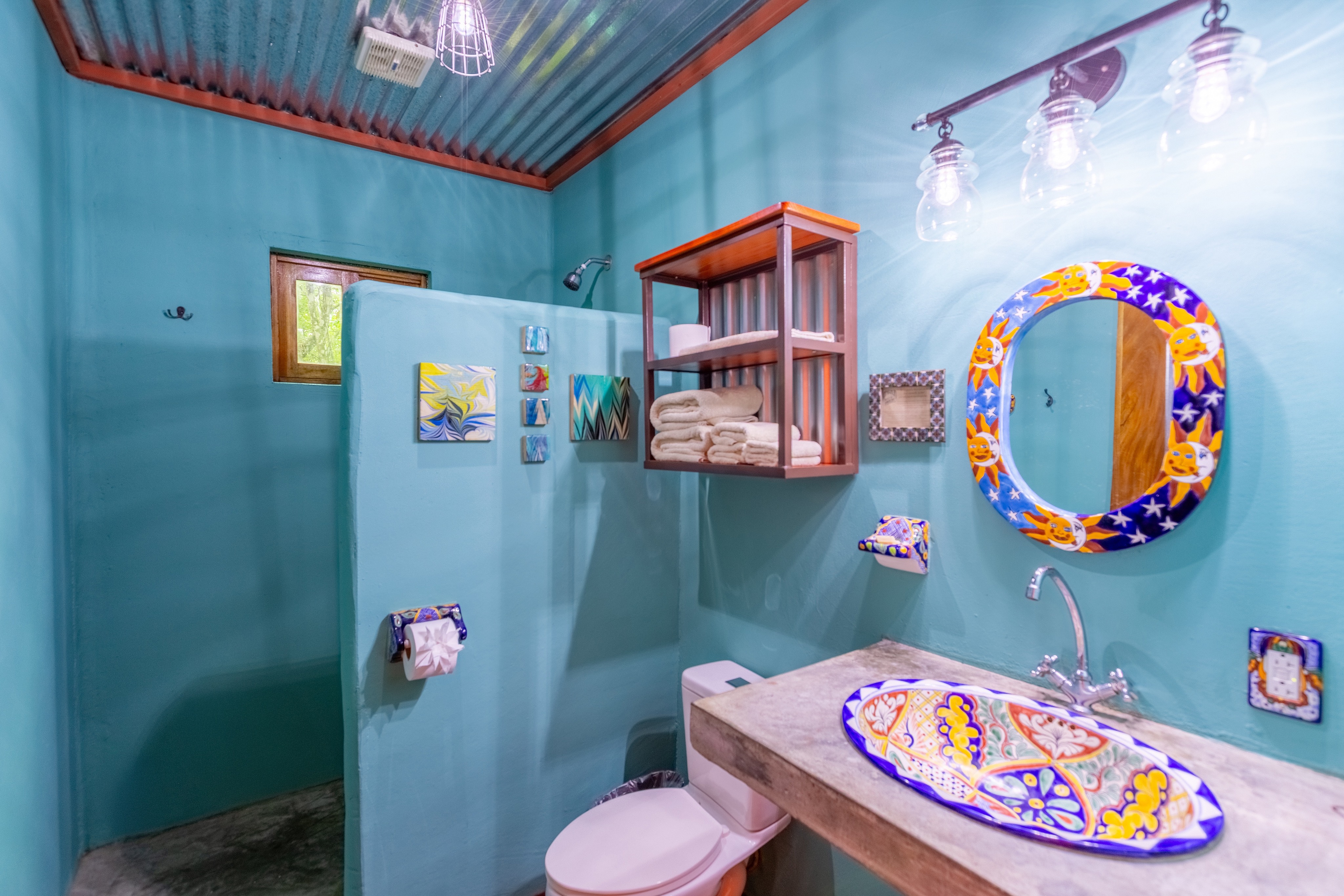 Jungle adventures are wonderful, but so is a hot shower with excellent water pressure.
Our colorful Mexican-inspired bathrooms bring a splash of vibrant charm to your stay, while the steaming hot water washes away a day of hiking, wildlife spotting, beachcombing, and hammock lounging.
Because eco-friendly doesn't mean sacrificing comfort.
#Morrillo #AdventureTraveler #AdventurePanama
#SustainableTravels #SurfingLife #FamilyTravelAdventures #FamilyTravelMoments
#FamilyTravelIdeas #FamilyTravelAdventure #FamilyTravelTime
#AdventureFamilyTravel #AdventureTravelFamily
#AdventureTravelers #AdventureTraveller #AdventureTraveling
#PanamaTravel #EcoLuxury #SustainableTravel #HiddenPanama #BoutiqueResort
#GirlsThatSurf #GirlSurfer #SurfgirlMag #SurfAdventure #UncrowdedSurf #SurfPanama #SurfHoliday