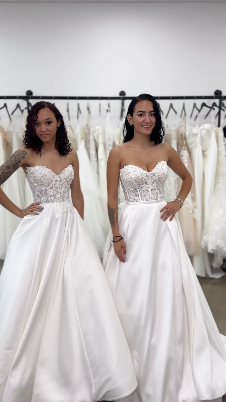 THIS or THAT ✨
.
Let us know if you would wear THIS or THAT to your wedding! Both are stunning but if you had to choose which would it be?
.
Book your appointment today by clicking the link in our bio 🔗