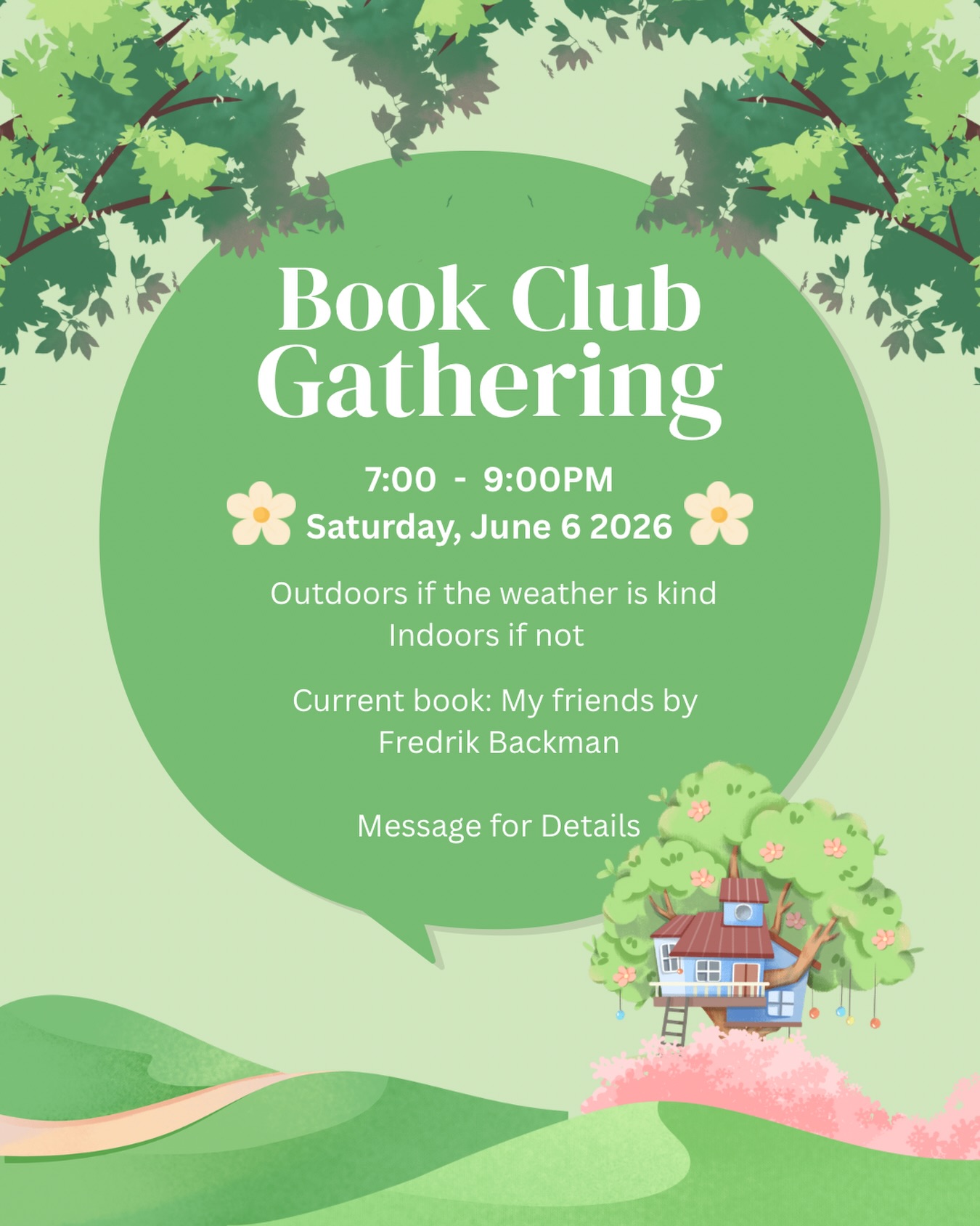Book Club is gathering again this Saturday!
One of the things I’m enjoying most right now is letting this gathering take shape in new ways. This month we may find ourselves in a park, a coffee shop, or another cozy corner depending on the weather.
The final location will be shared with everyone attending closer to the date.
This is an adult gathering, creating a space for open, grounded conversation and shared reflection.
This isn’t about having the perfect insights or finishing every page. The book changes. The location changes. The conversations always surprise me.
If you’d like to join us, send me a message and I’ll make sure you have all the details.
#sprucegrove #books