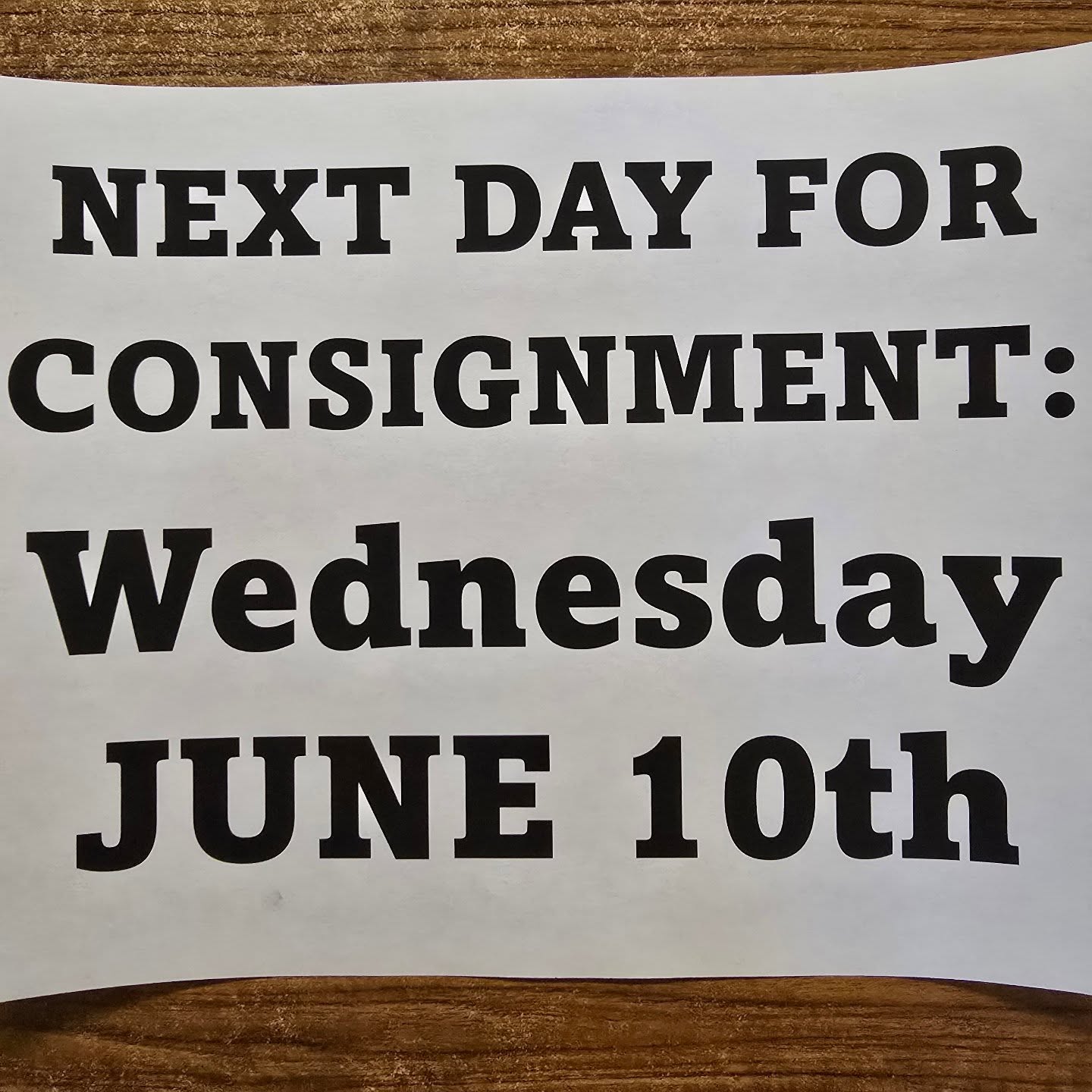 Yesterday was a solid consignment day with the final tally of 374 bags and an approximate 9350 items! We will consign again on Wednesday, June 10th. We are still recommending summer and tourism season items. Happy summer Laramigos!