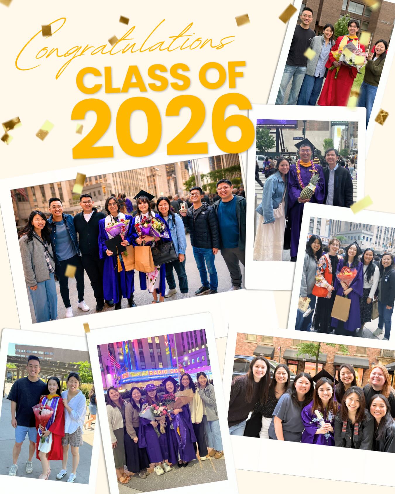 Tis that time of the year…congrats to our graduates!! 🎓🎓 💐