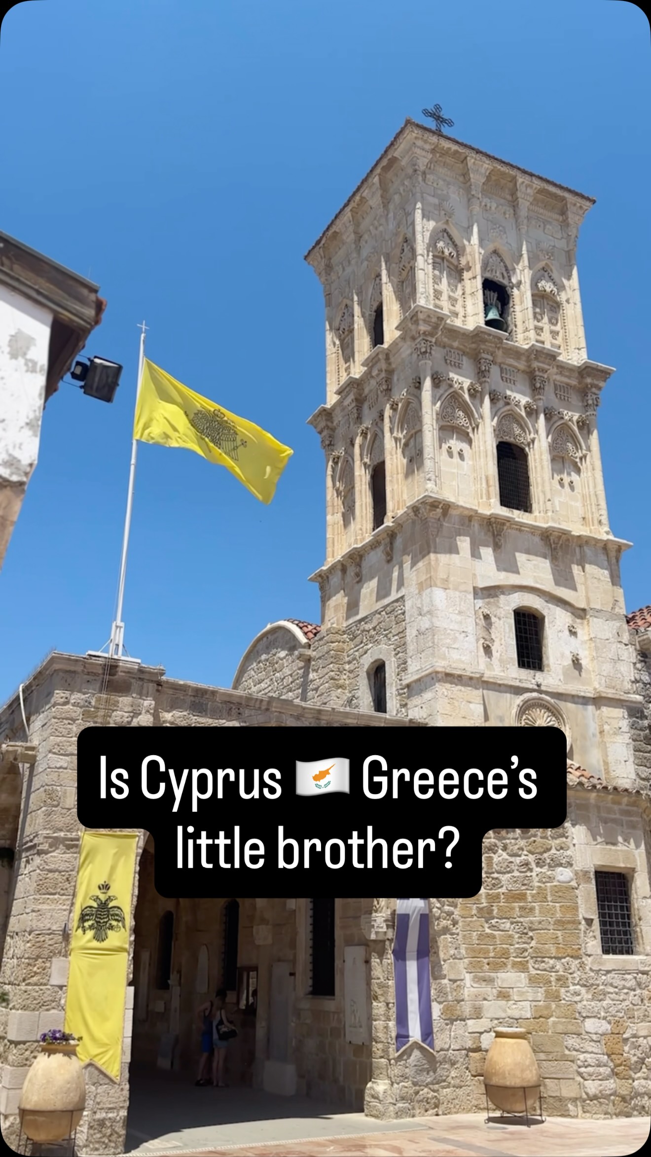 OK, mingling with so many Cypriots all in one place, I finally hear the slight difference in accent. I have tasted the small differences in the cuisine. And yeah, the rich art scene does have its regional flair.
But hey, as I see it, I started my visit to Greece early. Maybe I just want to see the similarities rather than differences this time around. The mere existence of another nation that isn’t Greece, but is ethically Greek, is a well needed comfort after traveling for so long.
To grant Cyprus its due is to acknowledge its unique, indirect, and improbable path to nationhood. Knowing just a bit of its history over the last century, no one, especially me, should minimize Cyprus’ distinct cultural heritage. I adored hearing how proud the people of this island are of what they built.
And you know what? They should be.
#cyprus #cypriot #cypriots #cyprus❤️ #cyprus🇨🇾