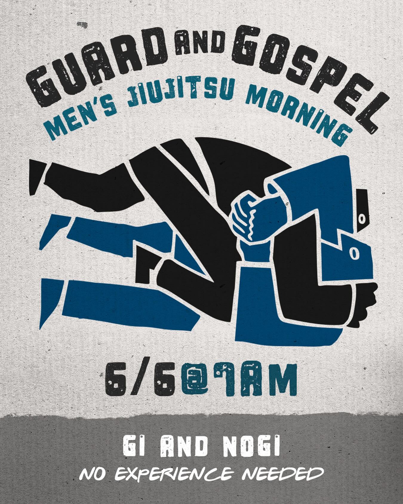 June 6th, 7am at the Farm
Come grapple with us Saturday, June 6th at 7am. We will have a short devotional and some BJJ instruction. Wear your gi and nogi (shorts and rashguard). No experience needed. Register on Church Center!