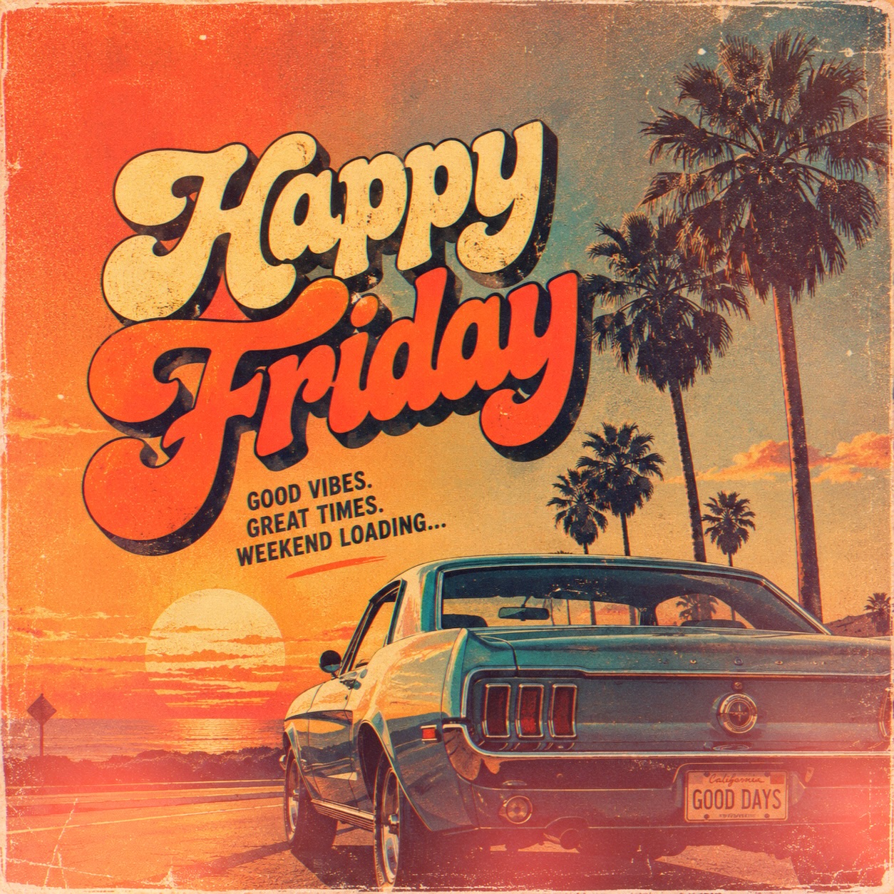 Some Fridays just feel like they belong on a vintage postcard. ☀️🌴🚗
The sun is shining, the music is up, and the weekend is finally here. Time to slow down, enjoy the ride, and make a few memories along the way.
Happy Friday, everyone! ✨
#HappyFriday #RetroVibes #WeekendMood #VintageStyle #GoodVibesOnly