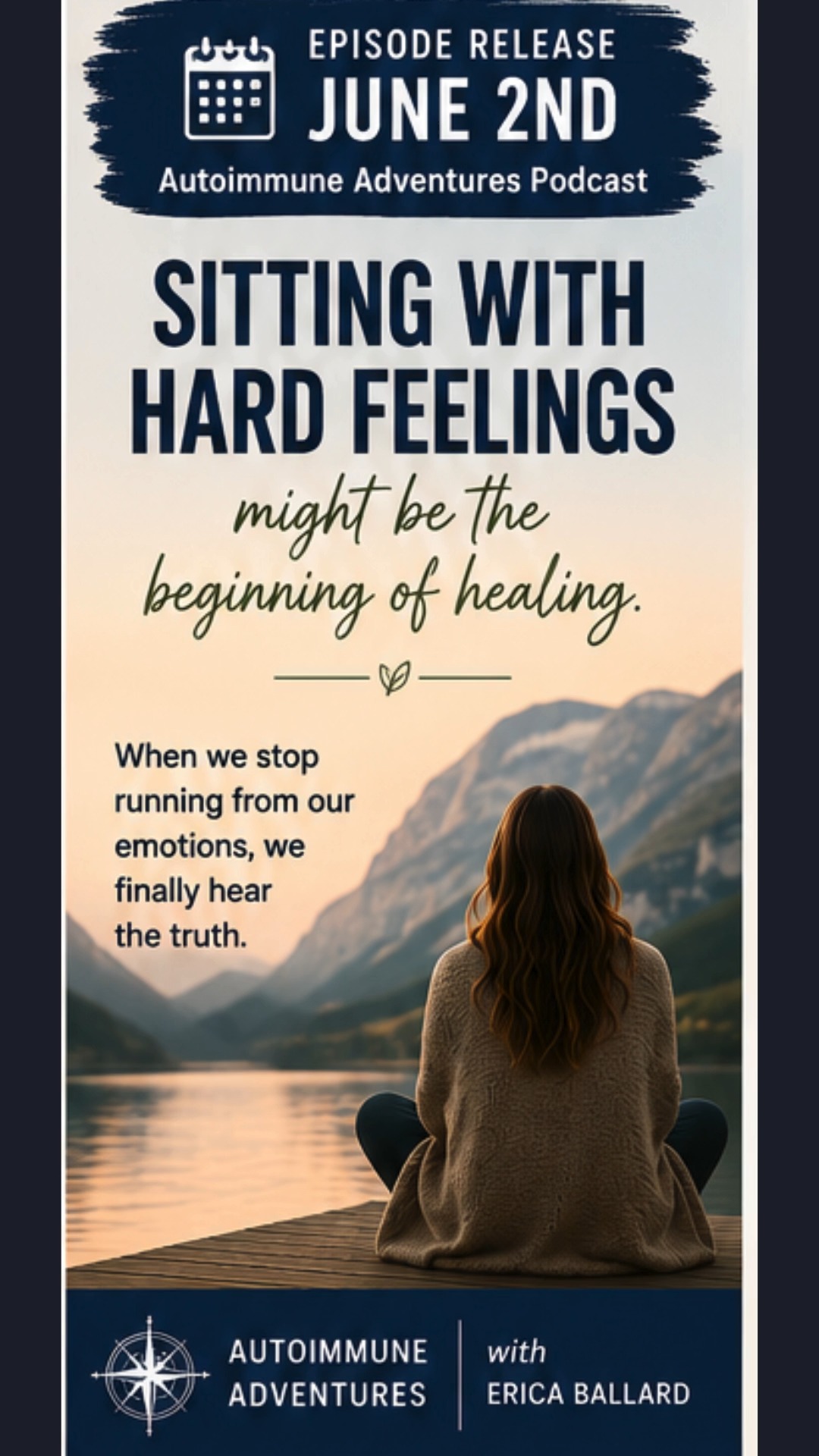 SITTING WITH HARD FEELINGS MIGHT BE THE BEGINNING OF HEALING
What happens when we stop trying to outrun our emotions? Erica shares why suppressing frustration, grief, anger, and overwhelm often keeps the body stuck in stress and dysregulation. Sometimes the most powerful thing we can do is sit quietly long enough to hear the truth underneath the noise.
#AutoimmuneAdventures #MentalHealth #NervousSystemHealing #EmotionalHealing #ChronicIllnessSupport #MindBodyConnection #TraumaInformed #WomenSupportingWomen #HealingJourney #AutoimmuneWarrior #StressManagement #SelfCompassion #EmotionalWellness #Neuroscience #HealingTakesTime